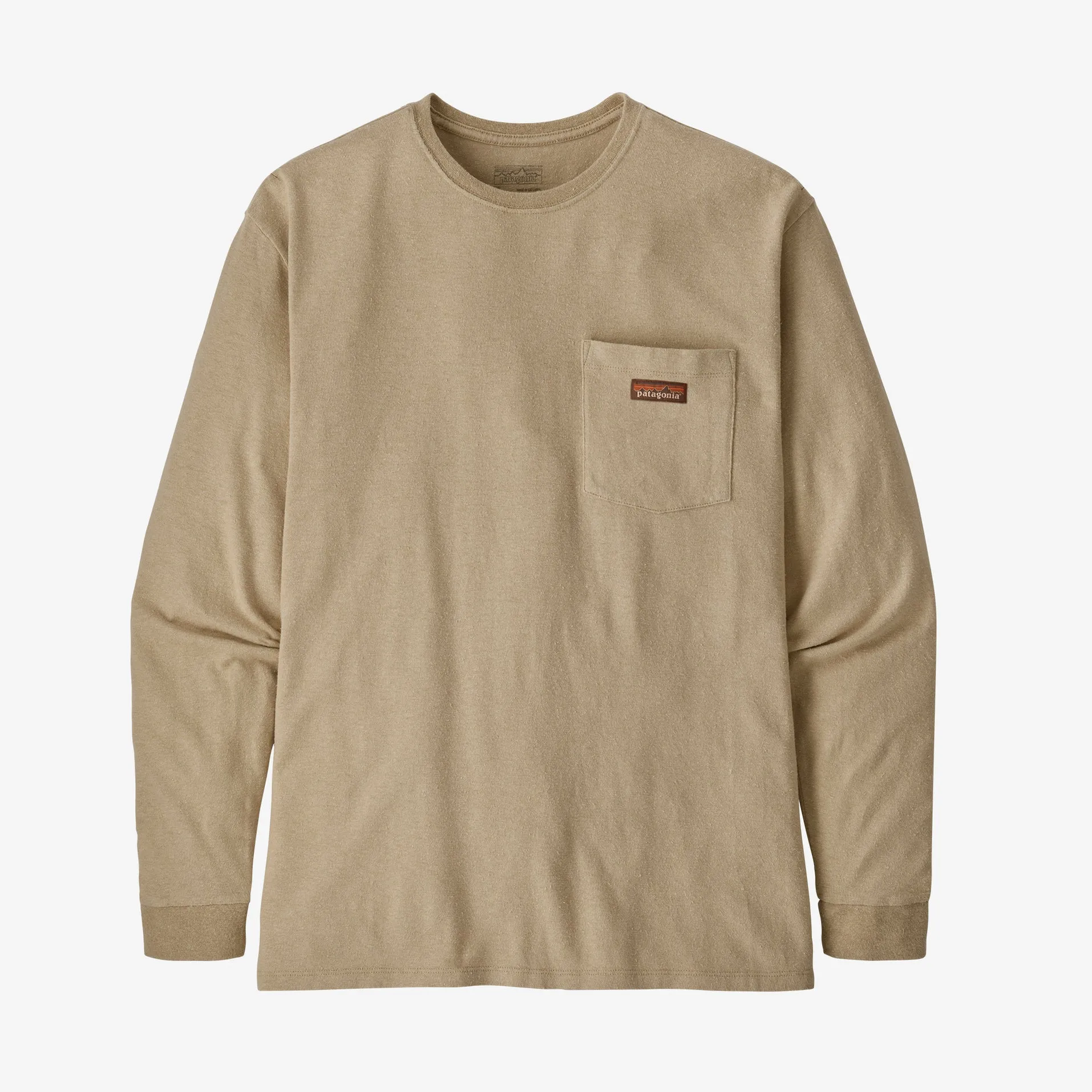Patagonia Mens T-Shirts Men's Long-Sleeved Work Pocket T-Shirt