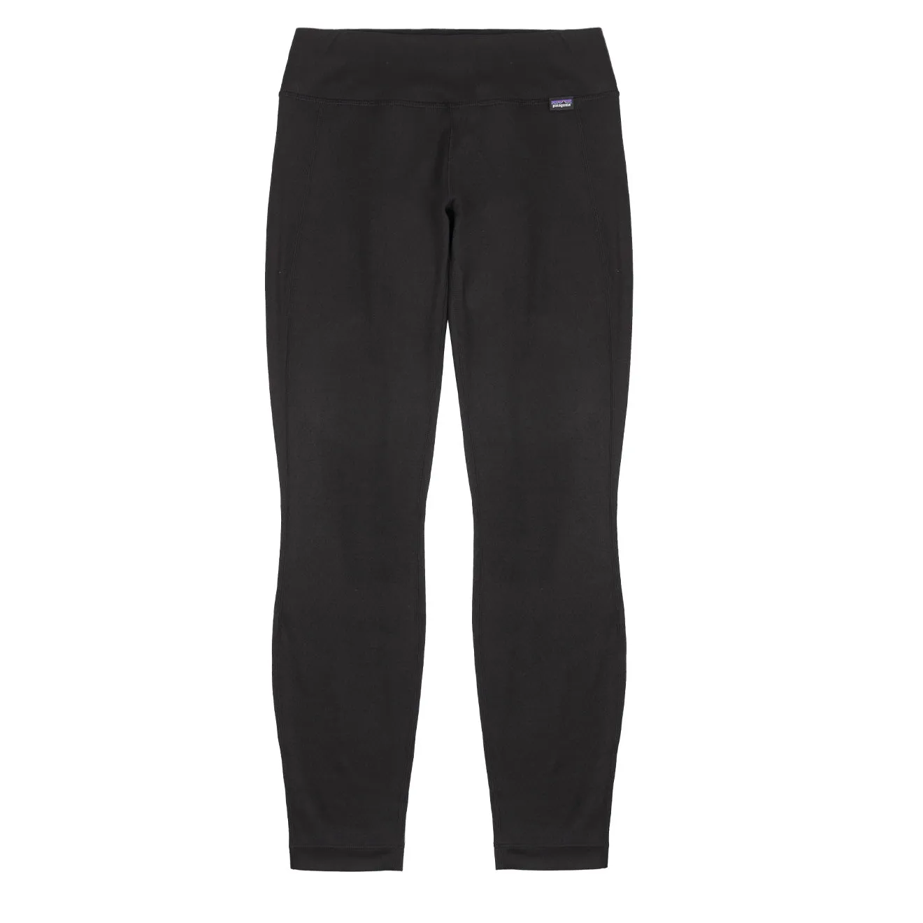 Patagonia Womens Capilene Midweight Bottoms Black Patagonia Clothing