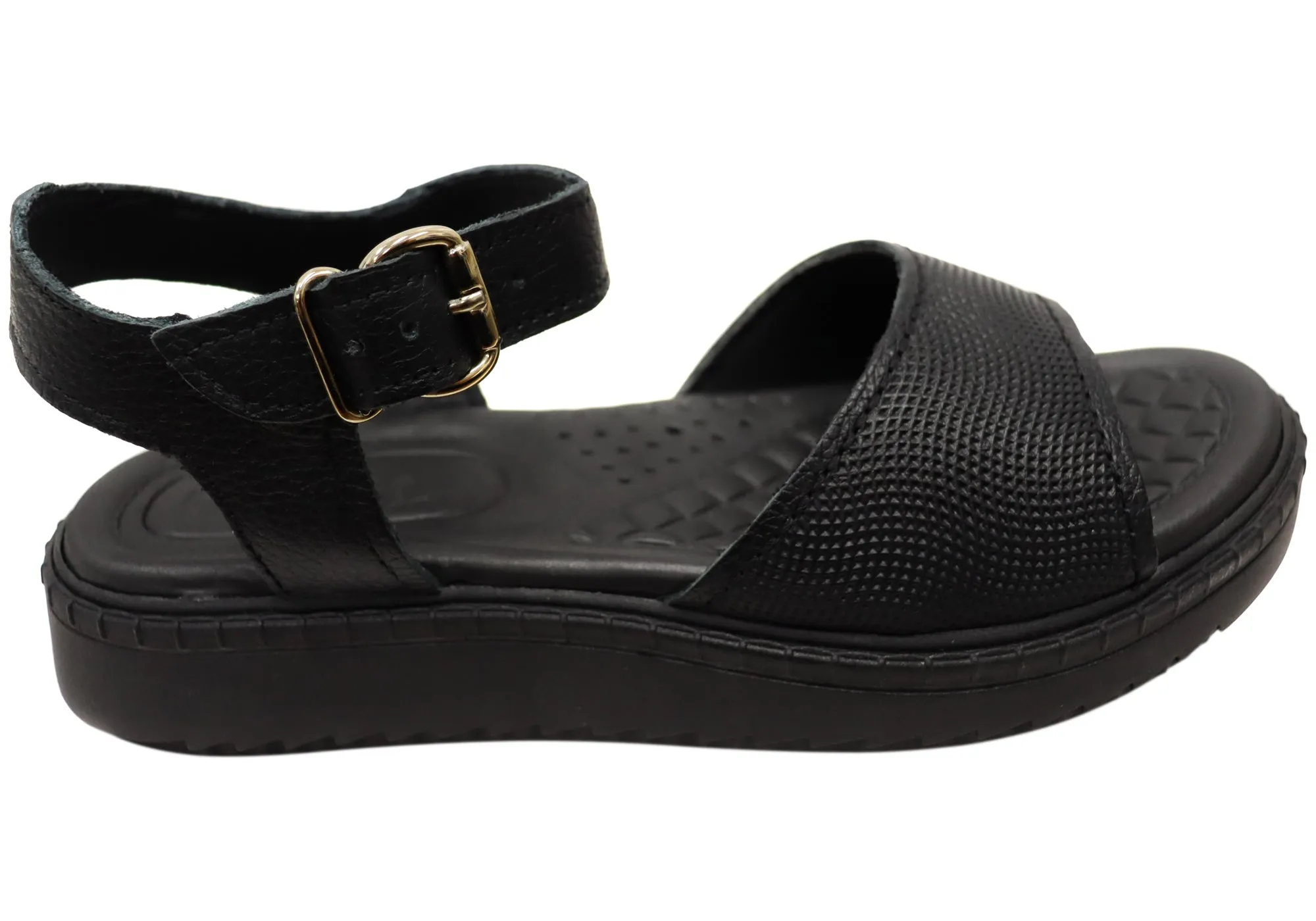 Pegada Vayano Womens Comfortable Leather Sandals Made In Brazil Pegada Shoes