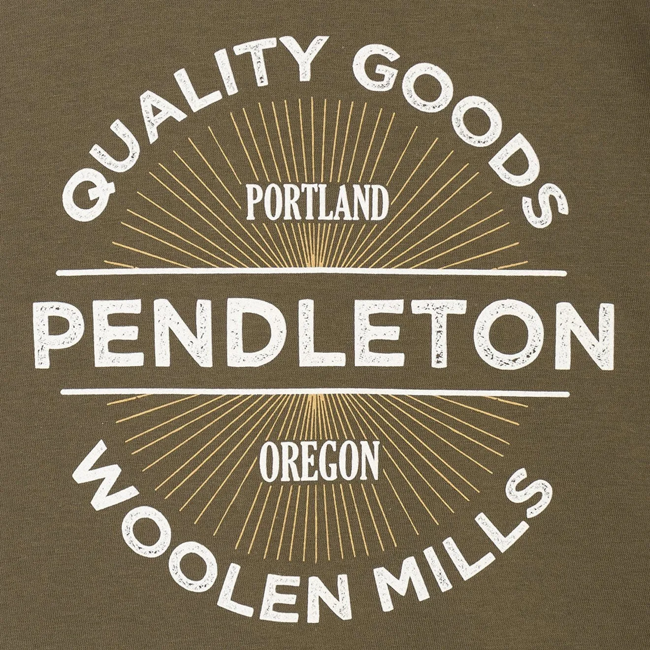 Pendleton Quality Goods T-Shirt Olive