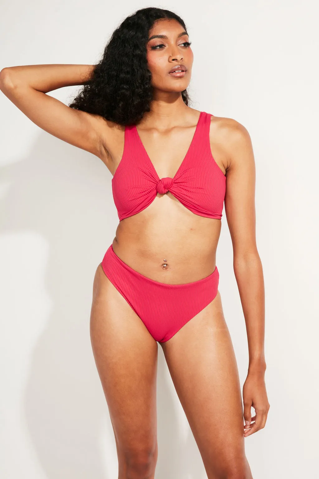 Playa Swim Top - Raspberry