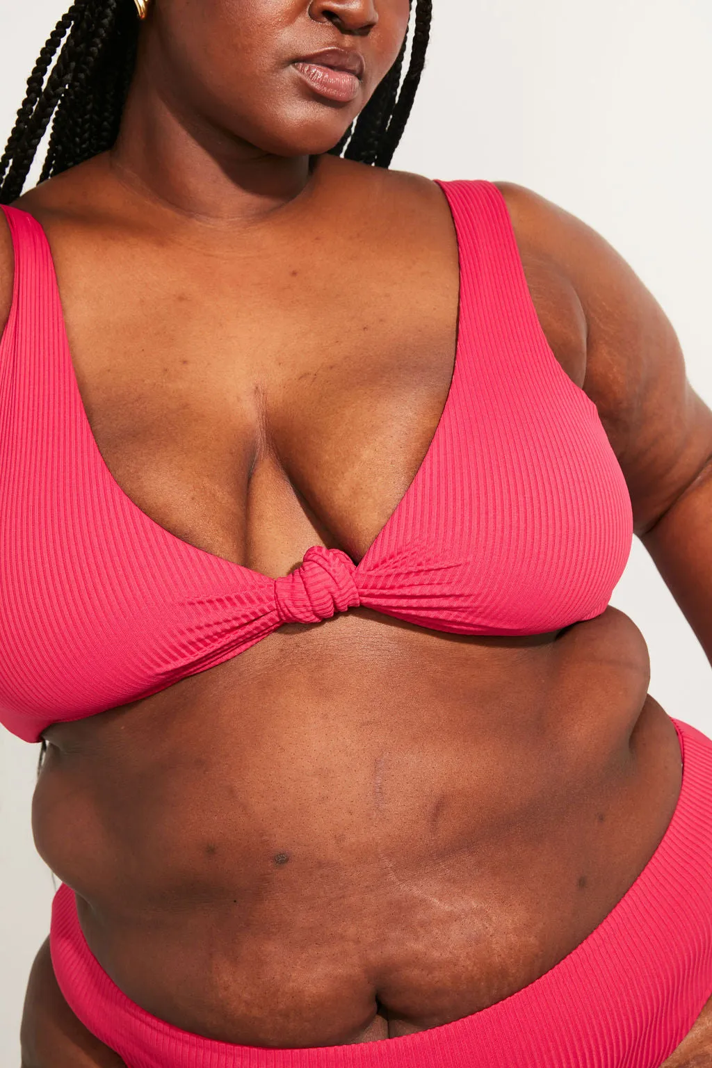 Playa Swim Top - Raspberry