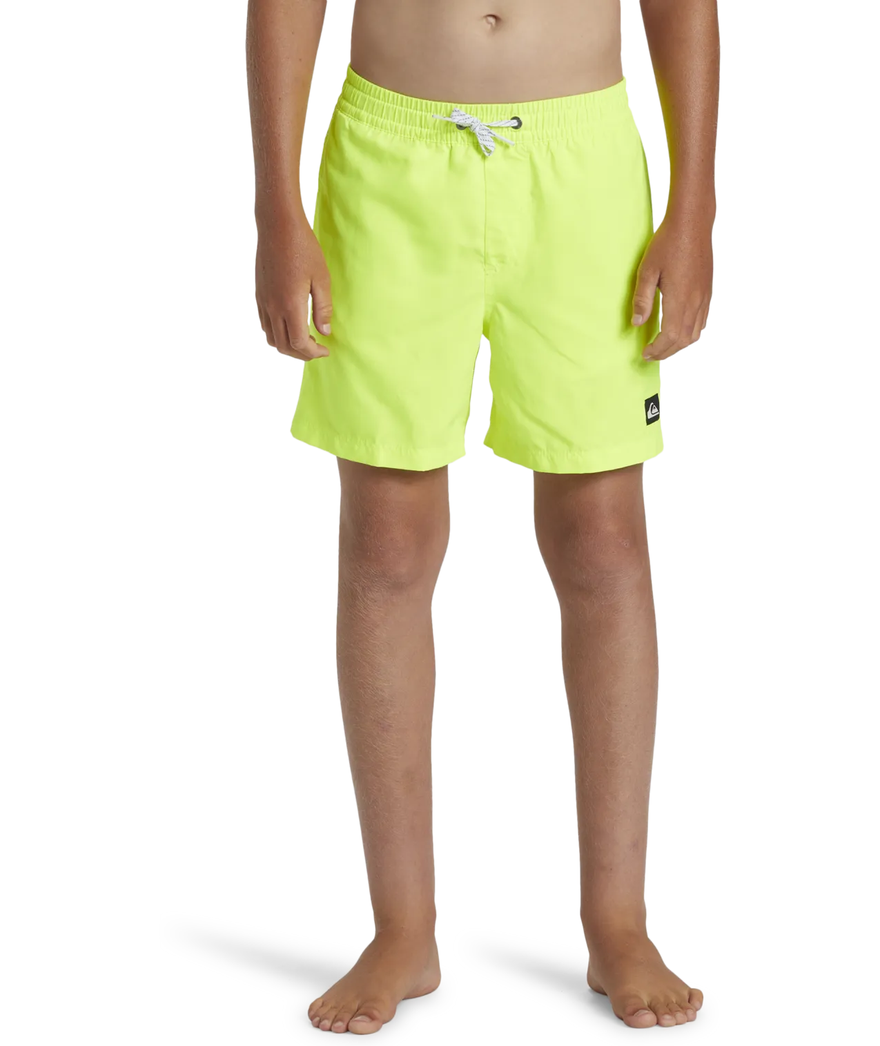 Quiksilver Clothing Boys Everyday Solid Volley Shorts in Safety Yellow