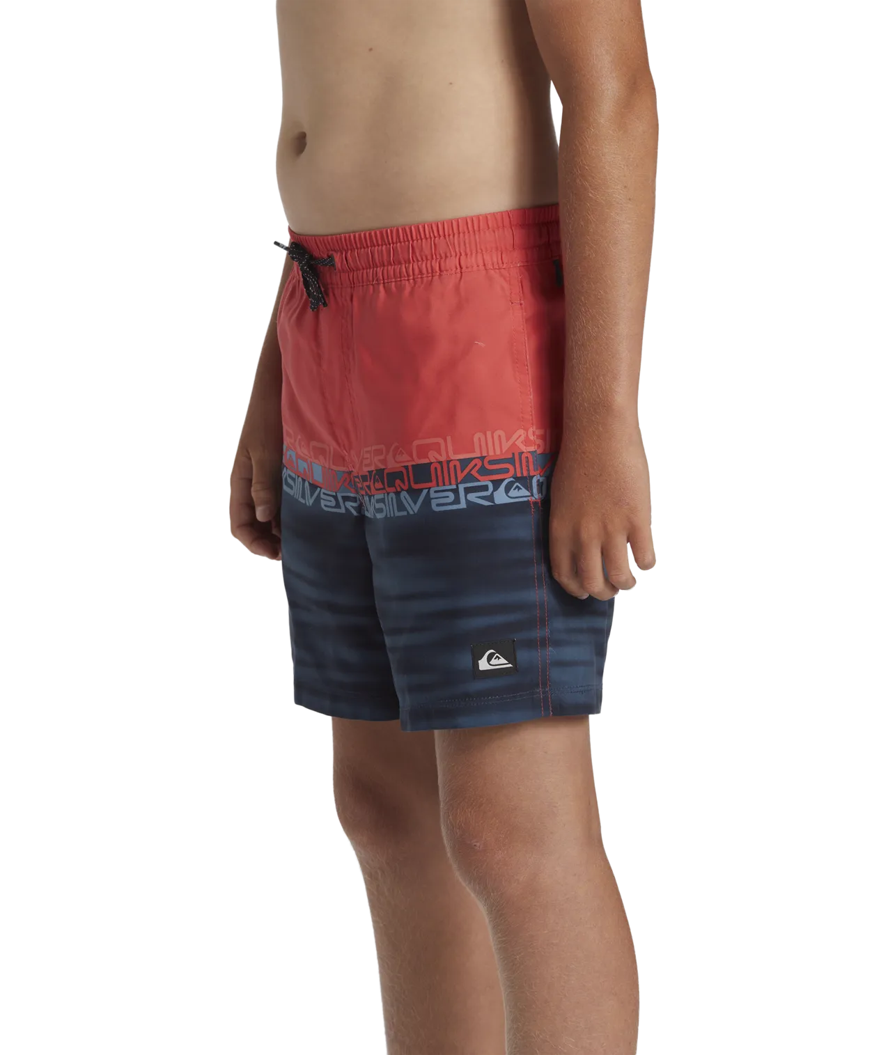 Quiksilver Clothing Boys Everyday Wordblock Volley Shorts in Cayenne
