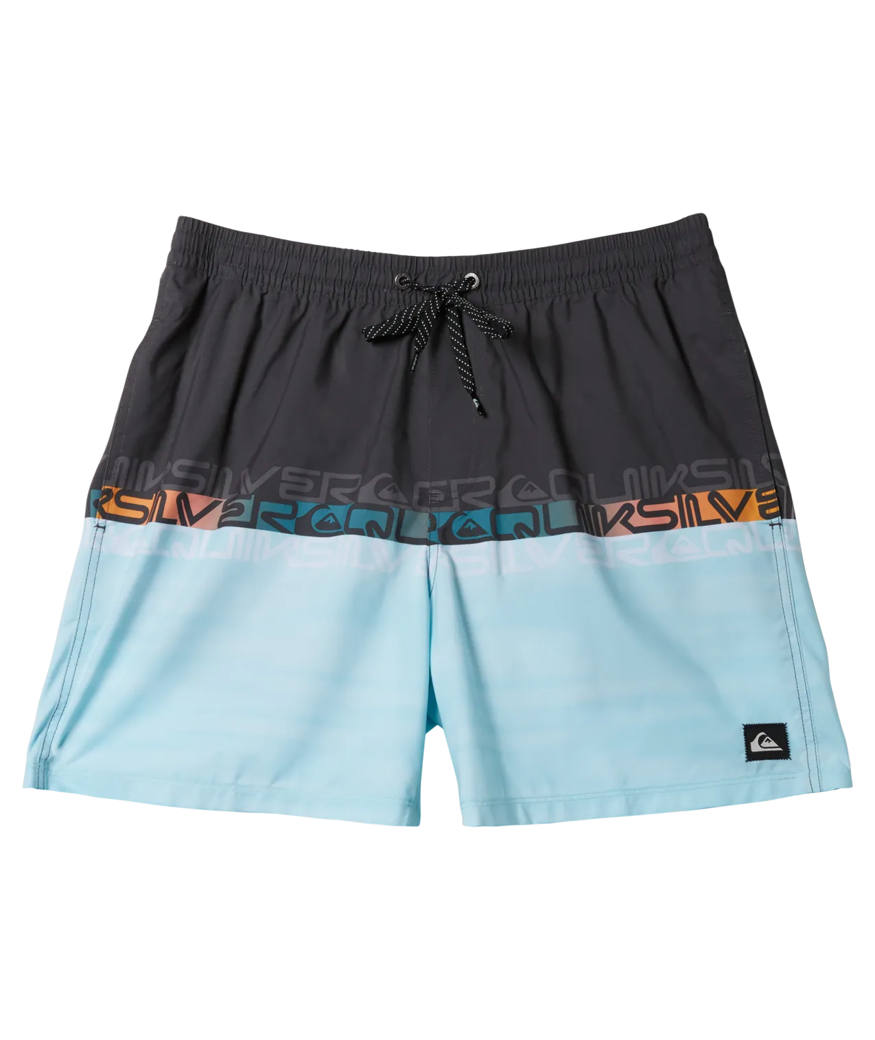 Quiksilver Clothing Boys Everyday Wordblock Volley Shorts in Tarmac