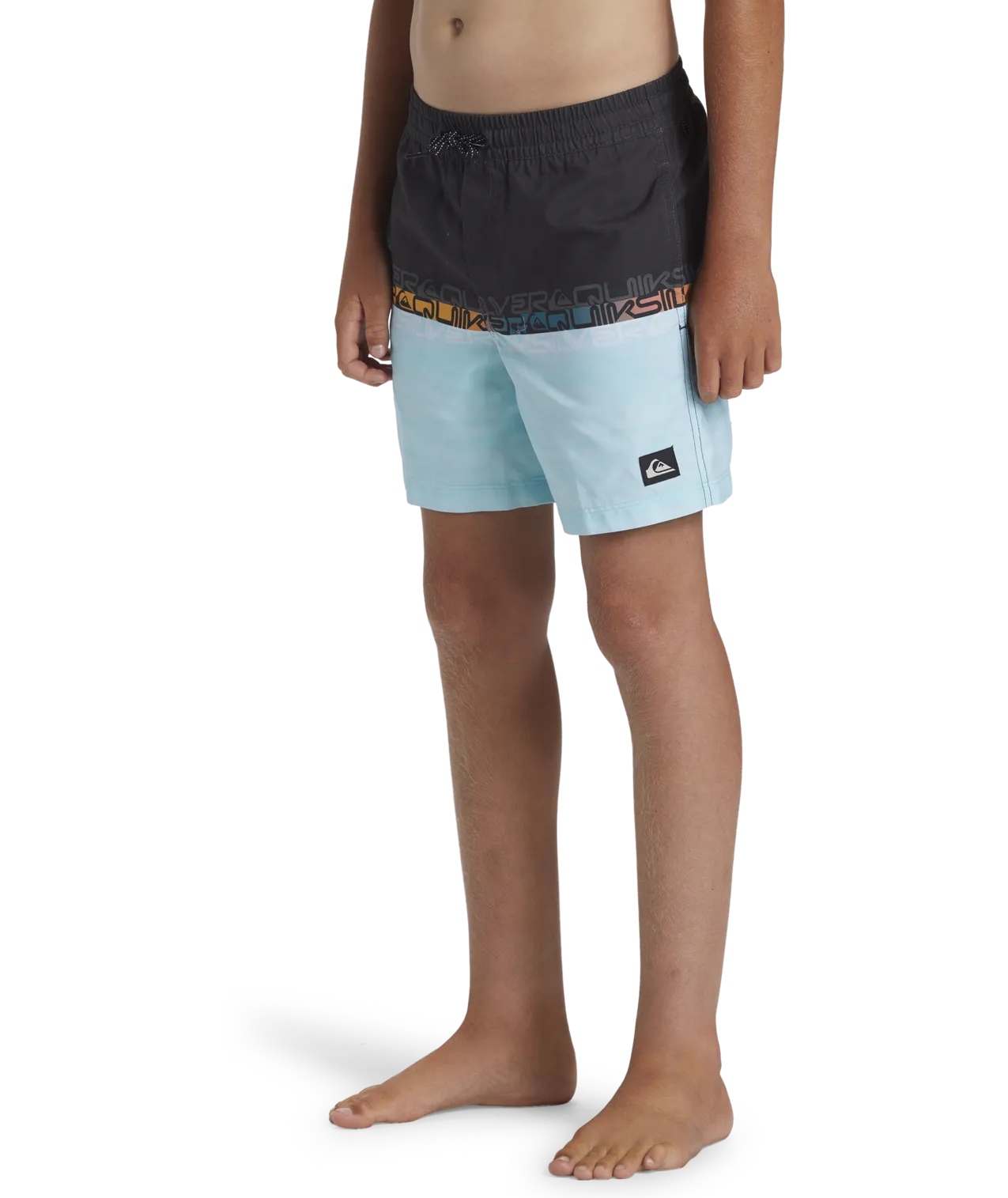 Quiksilver Clothing Boys Everyday Wordblock Volley Shorts in Tarmac