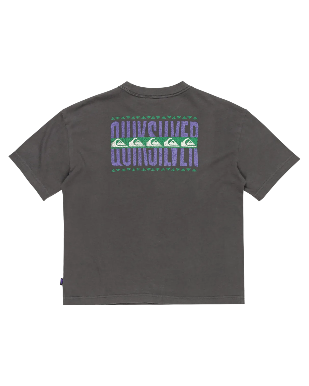 Quiksilver Clothing Boys GH World Force T-Shirt in Dark Shadow