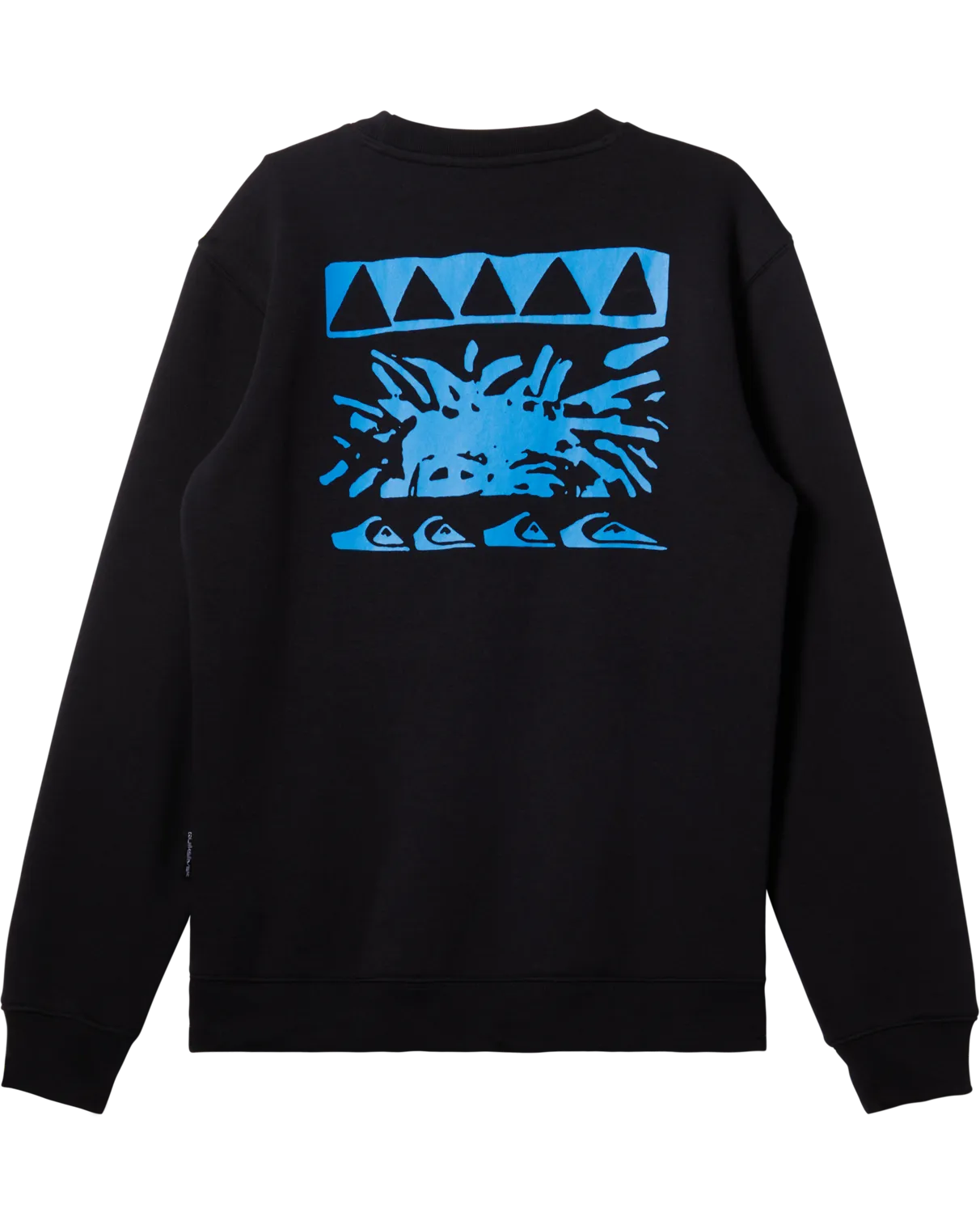 Quiksilver Clothing Boys Graphic Crew Sweatshirt in Black