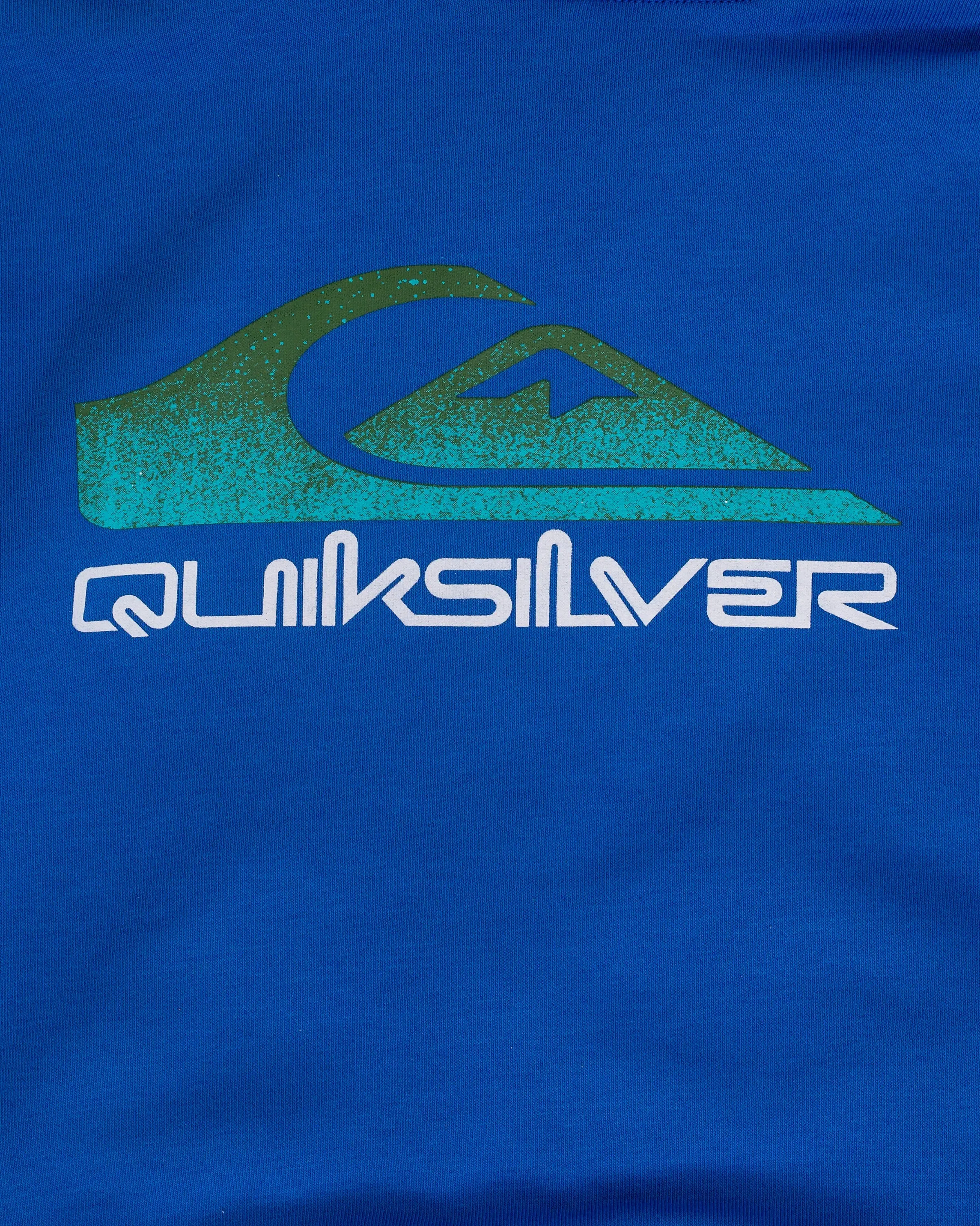 Quiksilver Clothing Boys Graphic Zip Hoodie in Nebulas Blue