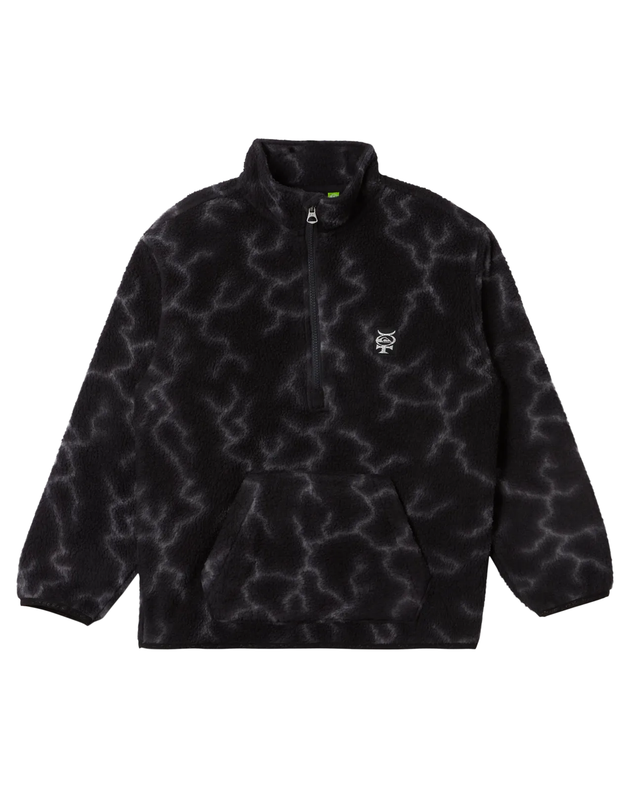 Quiksilver Clothing Boys Mercury Sherpa Fleece Jacket in Black