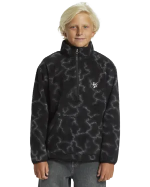 Quiksilver Clothing Boys Mercury Sherpa Fleece Jacket in Black