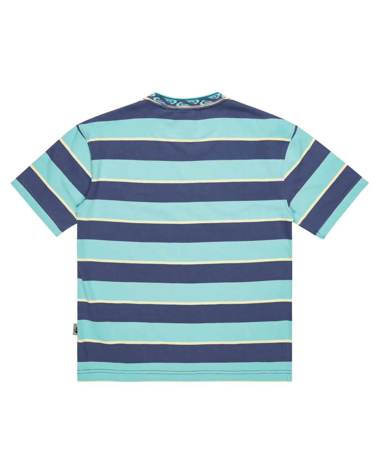 Quiksilver Clothing Boys Stripe T-Shirt in Crown Blue Stripe