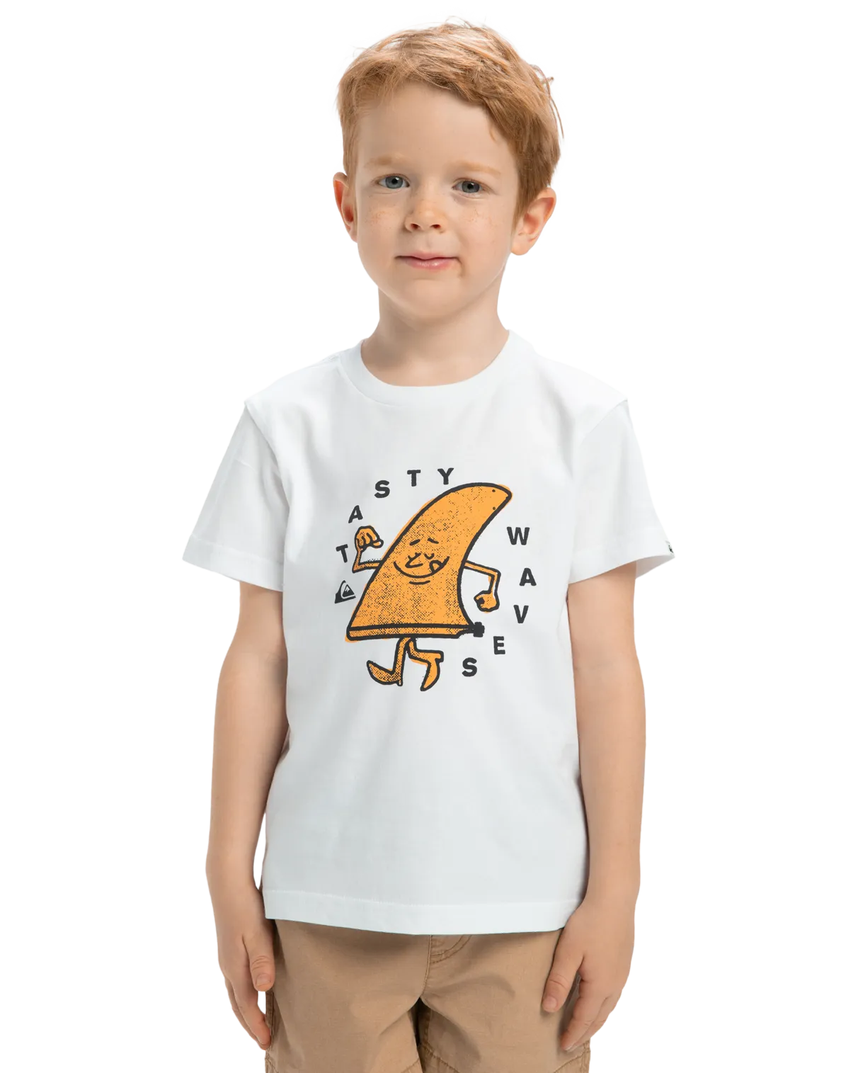Quiksilver Clothing Boys Tasty Waves T-Shirt in White