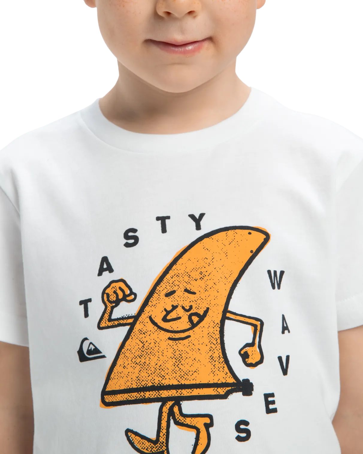 Quiksilver Clothing Boys Tasty Waves T-Shirt in White