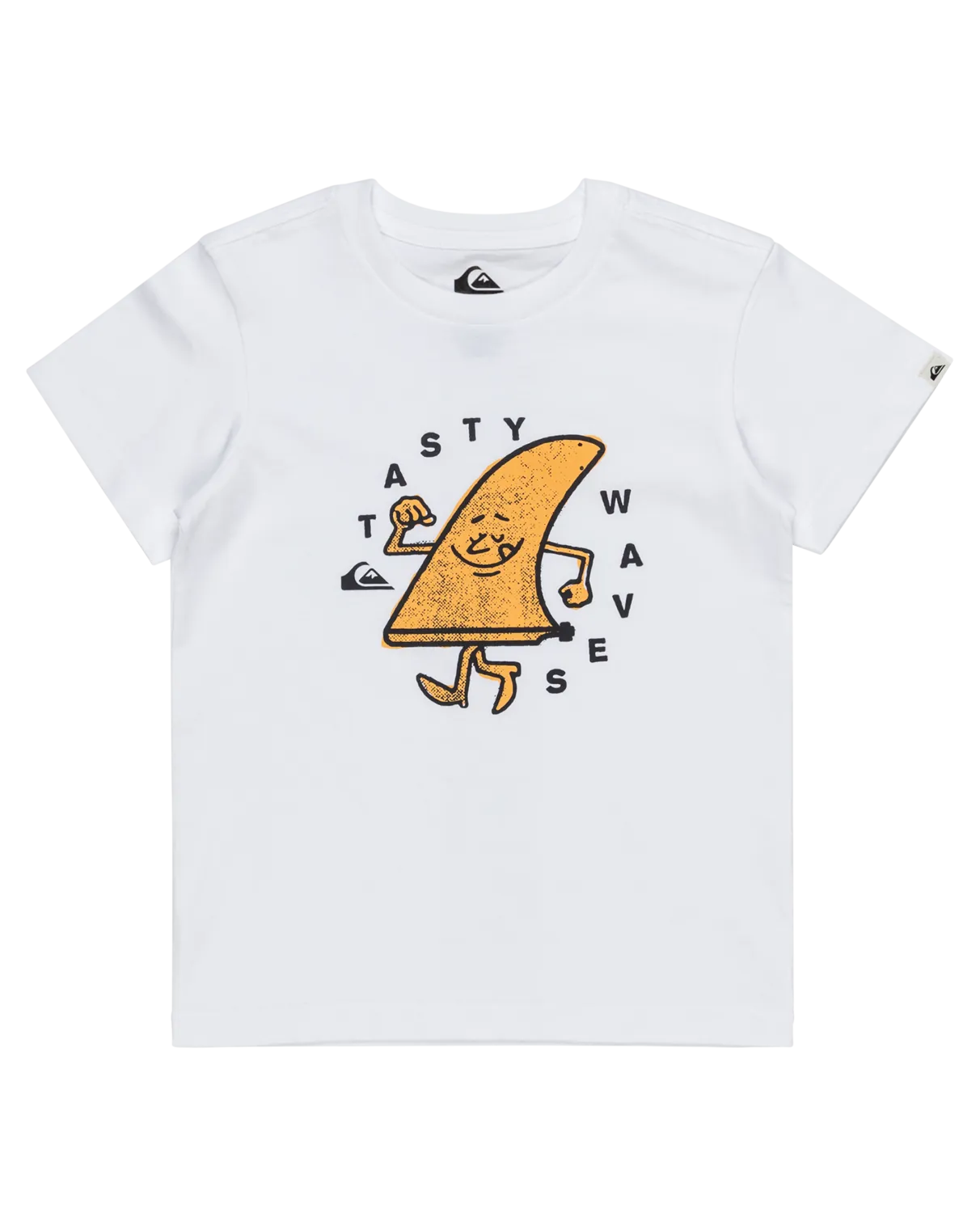 Quiksilver Clothing Boys Tasty Waves T-Shirt in White