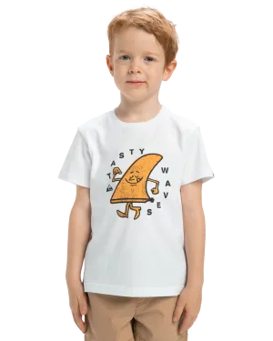 Quiksilver Clothing Boys Tasty Waves T-Shirt in White