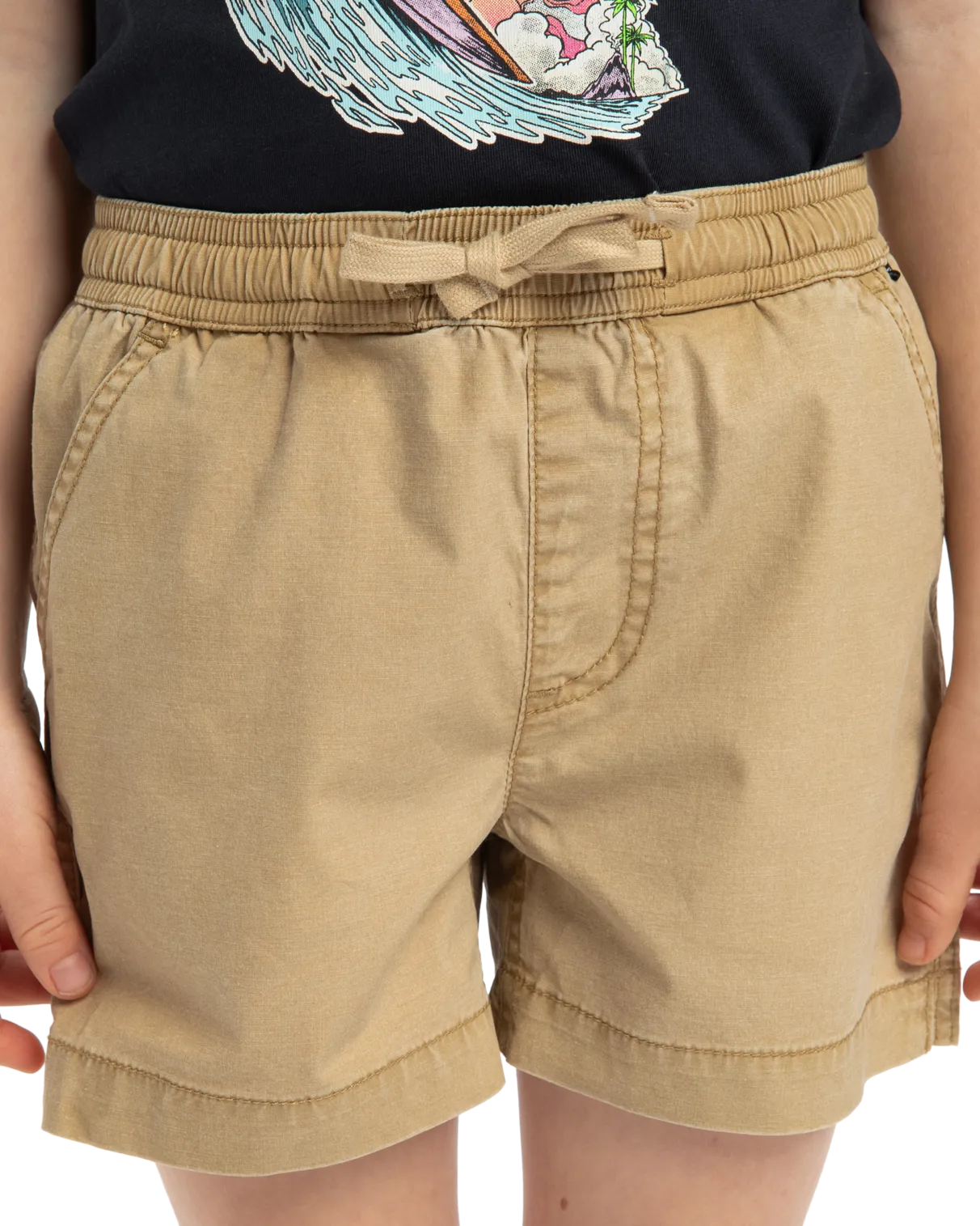 Quiksilver Clothing Boys Taxer Walkshorts in Khaki