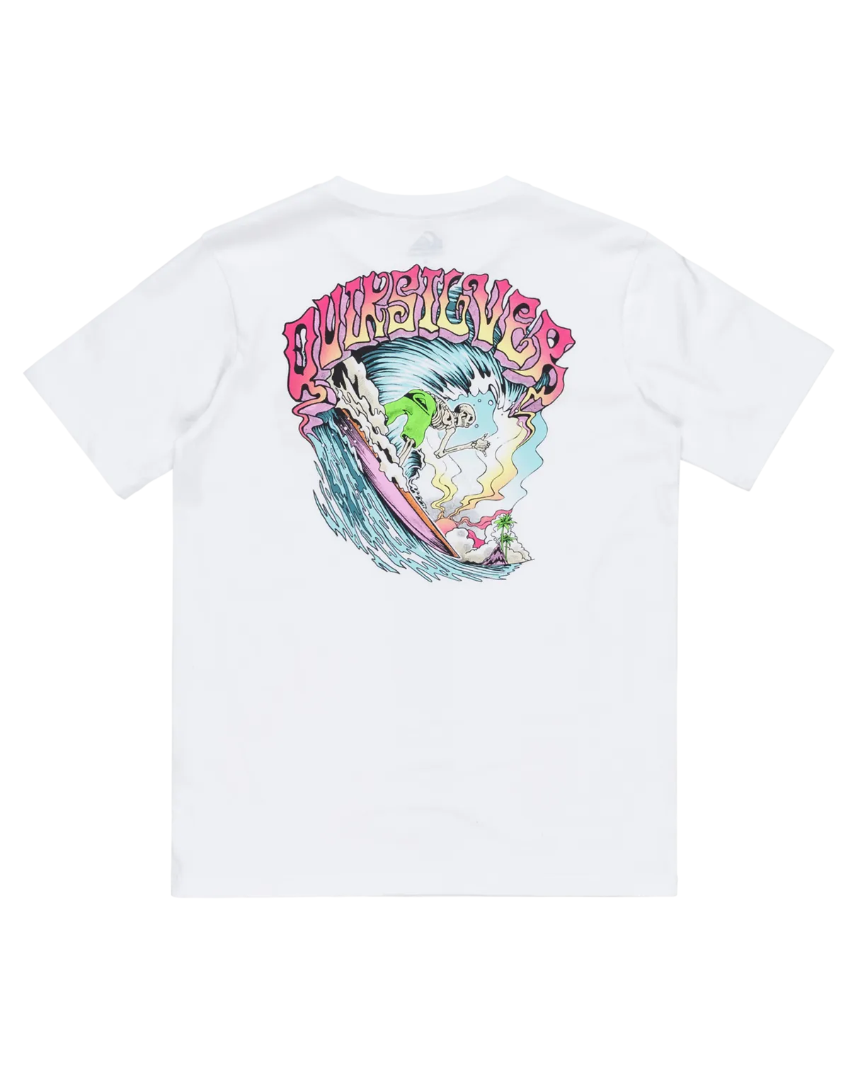 Quiksilver Clothing Boys Times Up T-Shirt in White
