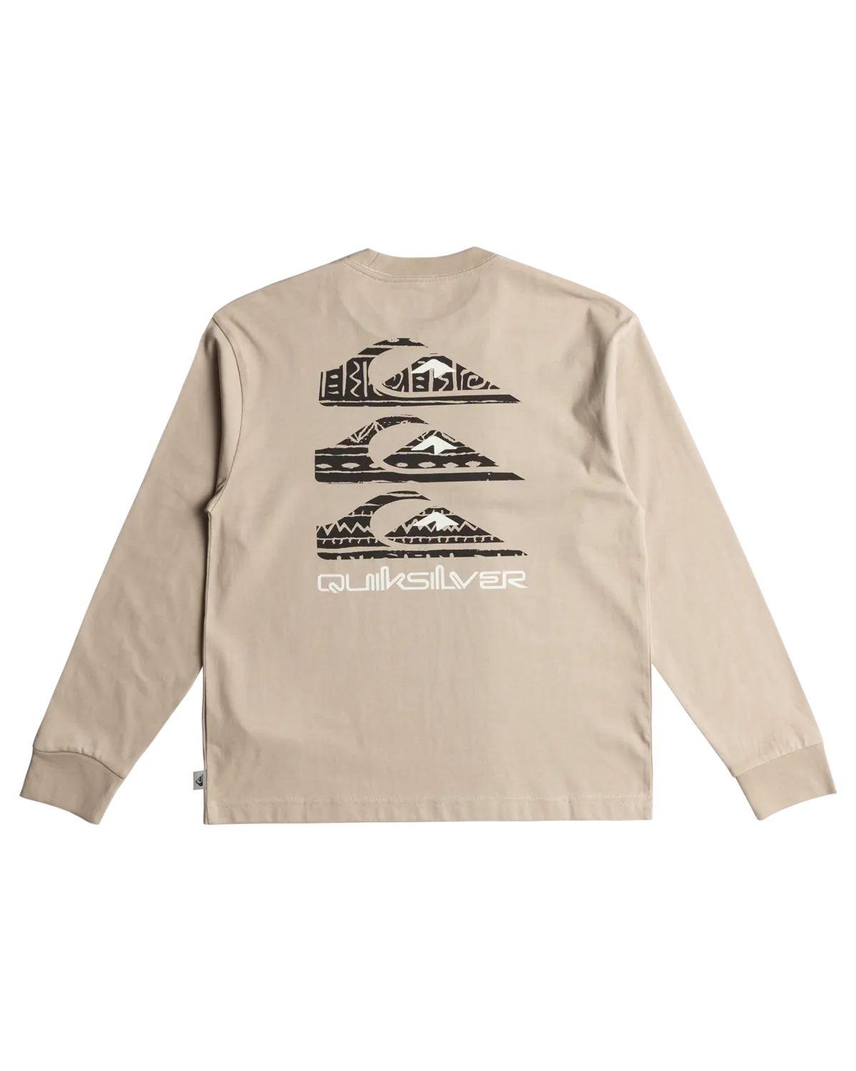 Quiksilver Clothing Boys Vintage Mix Long Sleeve T-Shirt in Plaza Taupe