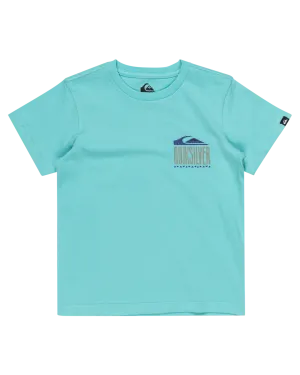 Quiksilver Clothing Boys World Force T-Shirt in Aqua Sky
