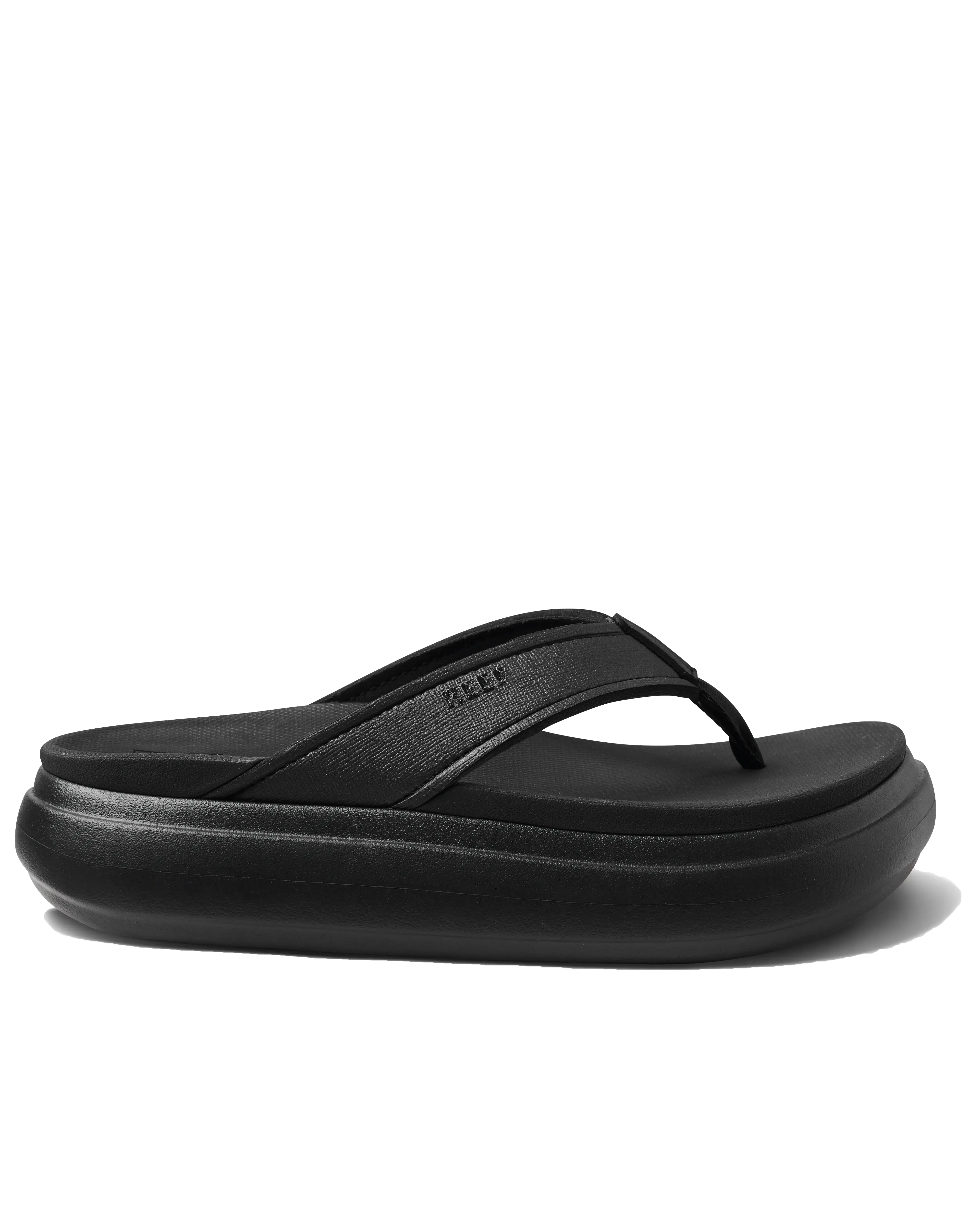 Reef Shoes Cushion Bondi Flip Flops in Black & Black