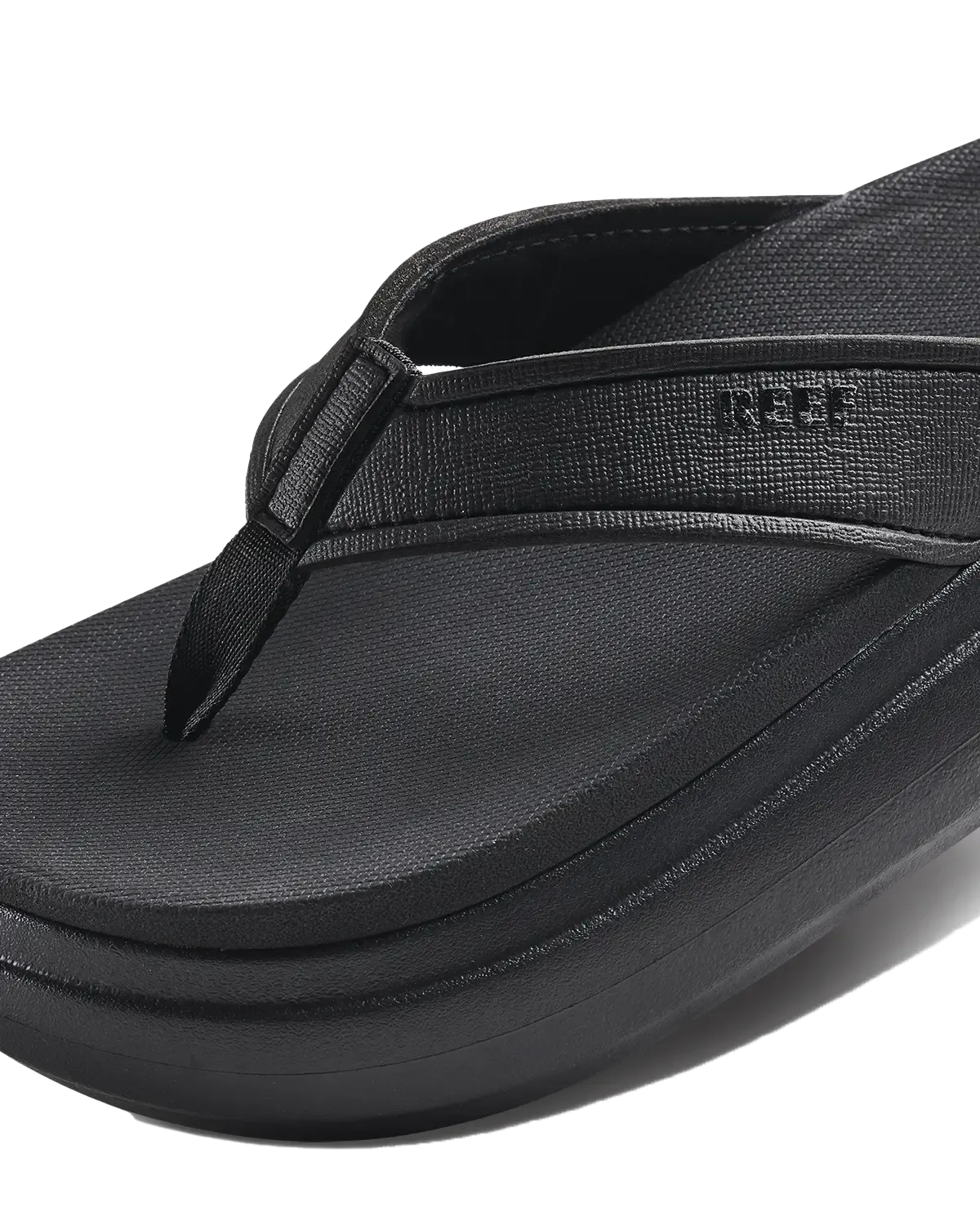 Reef Shoes Cushion Bondi Flip Flops in Black & Black