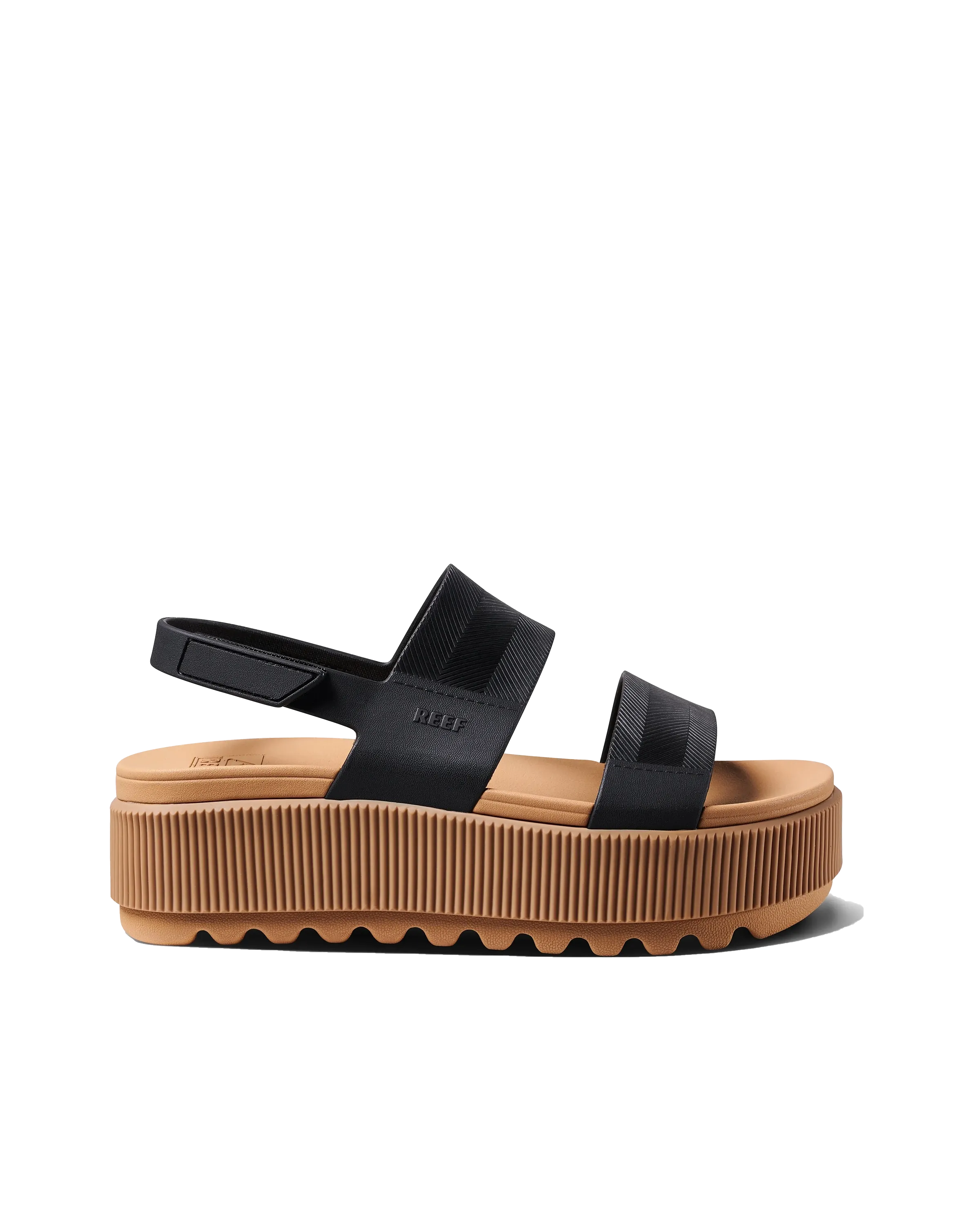 Reef Shoes Water Vista Higher Sandal in Black & Tan