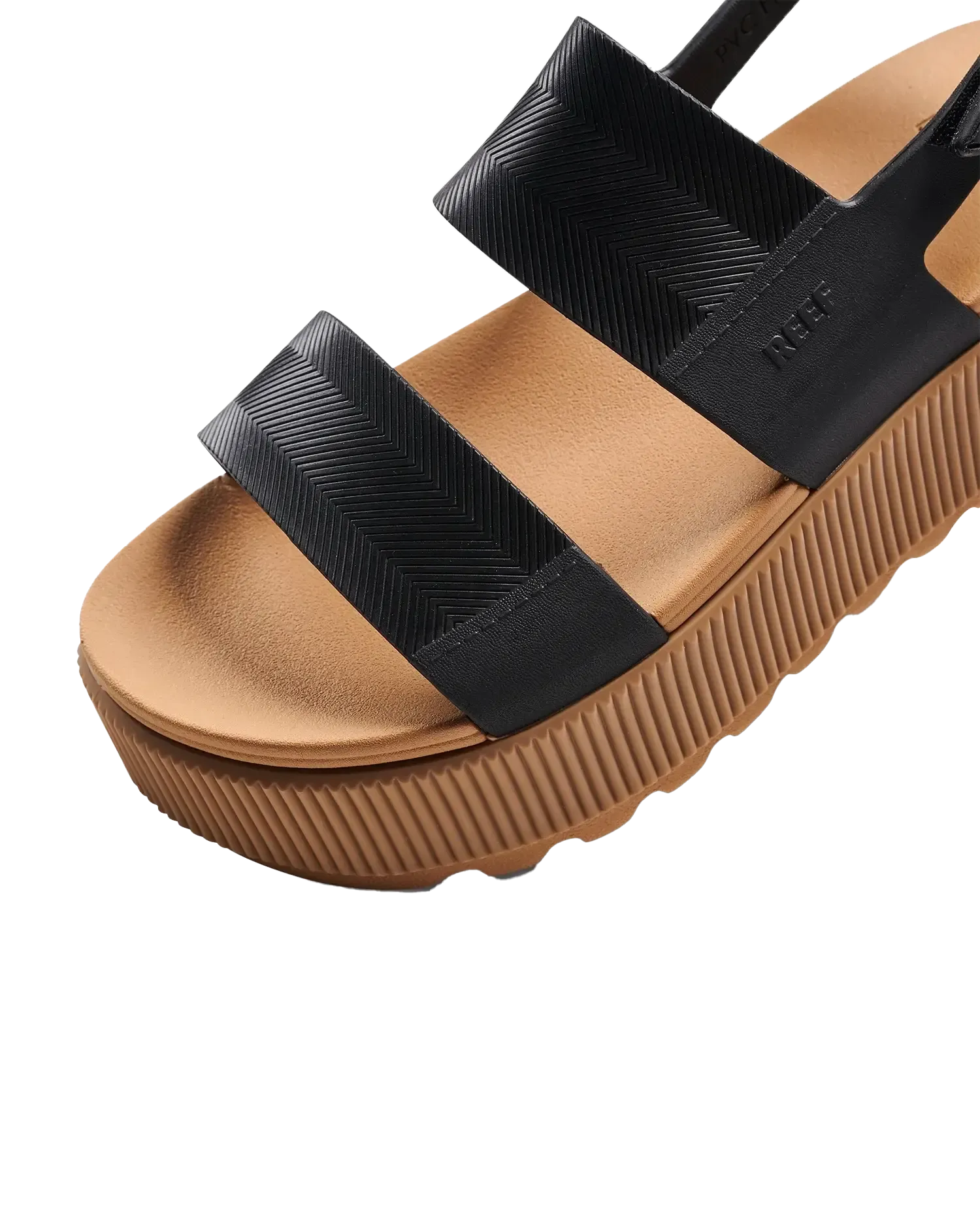 Reef Shoes Water Vista Higher Sandal in Black & Tan
