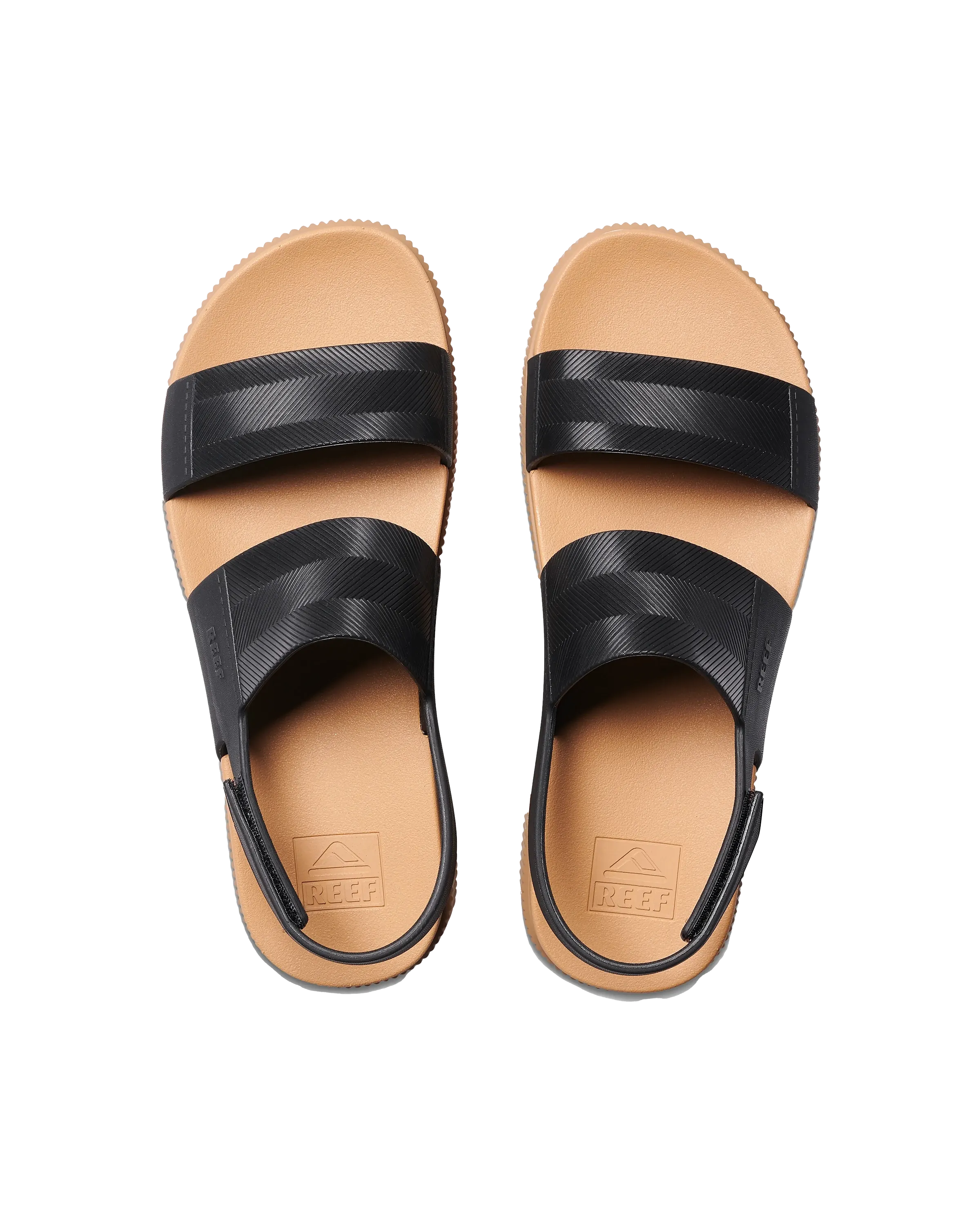 Reef Shoes Water Vista Higher Sandal in Black & Tan