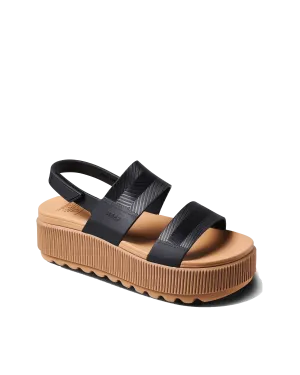 Reef Shoes Water Vista Higher Sandal in Black & Tan