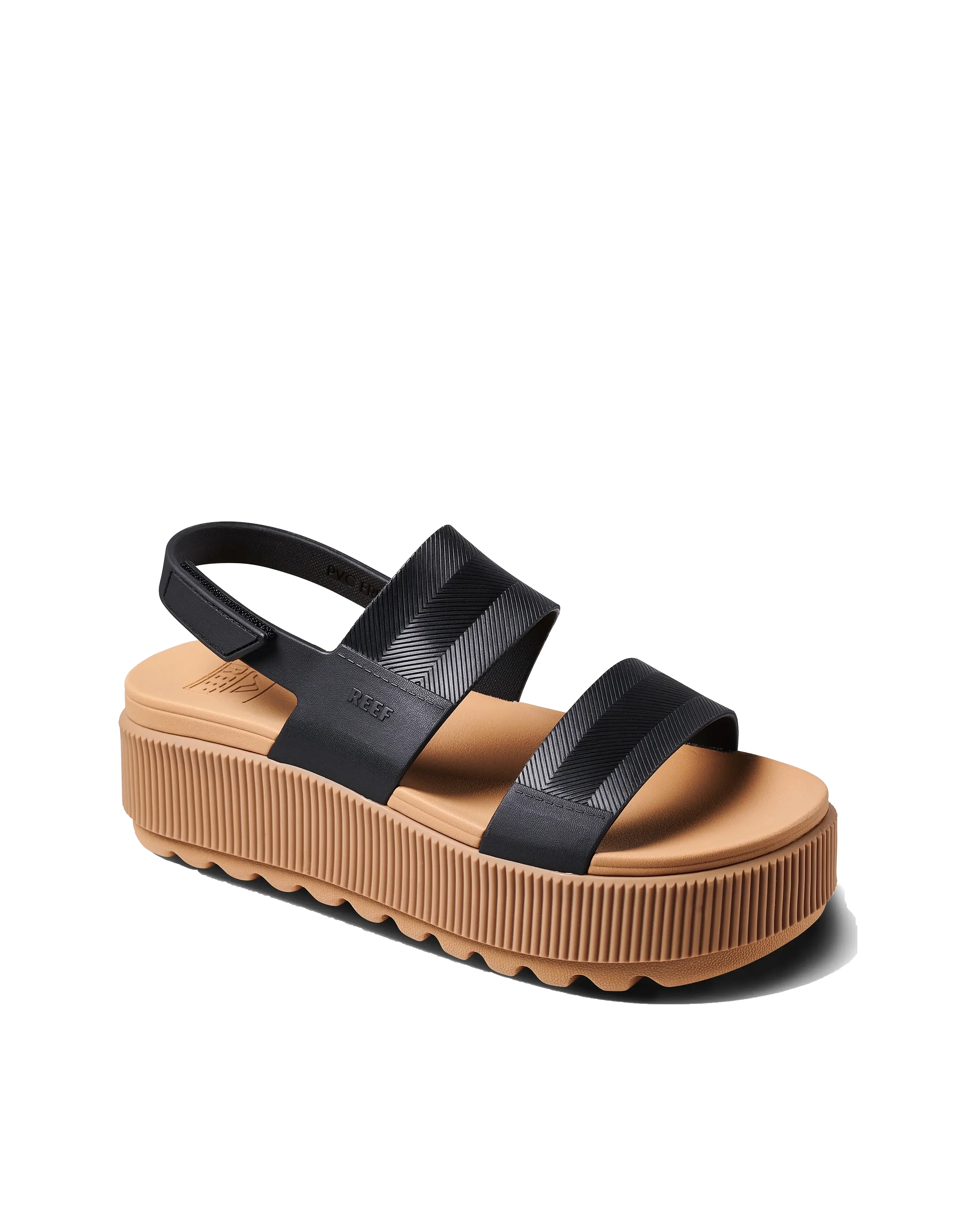 Reef Shoes Water Vista Higher Sandal in Black & Tan