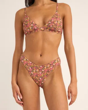 Rhythm Clothing Marie Floral Holiday Bikini Bottoms in Pink