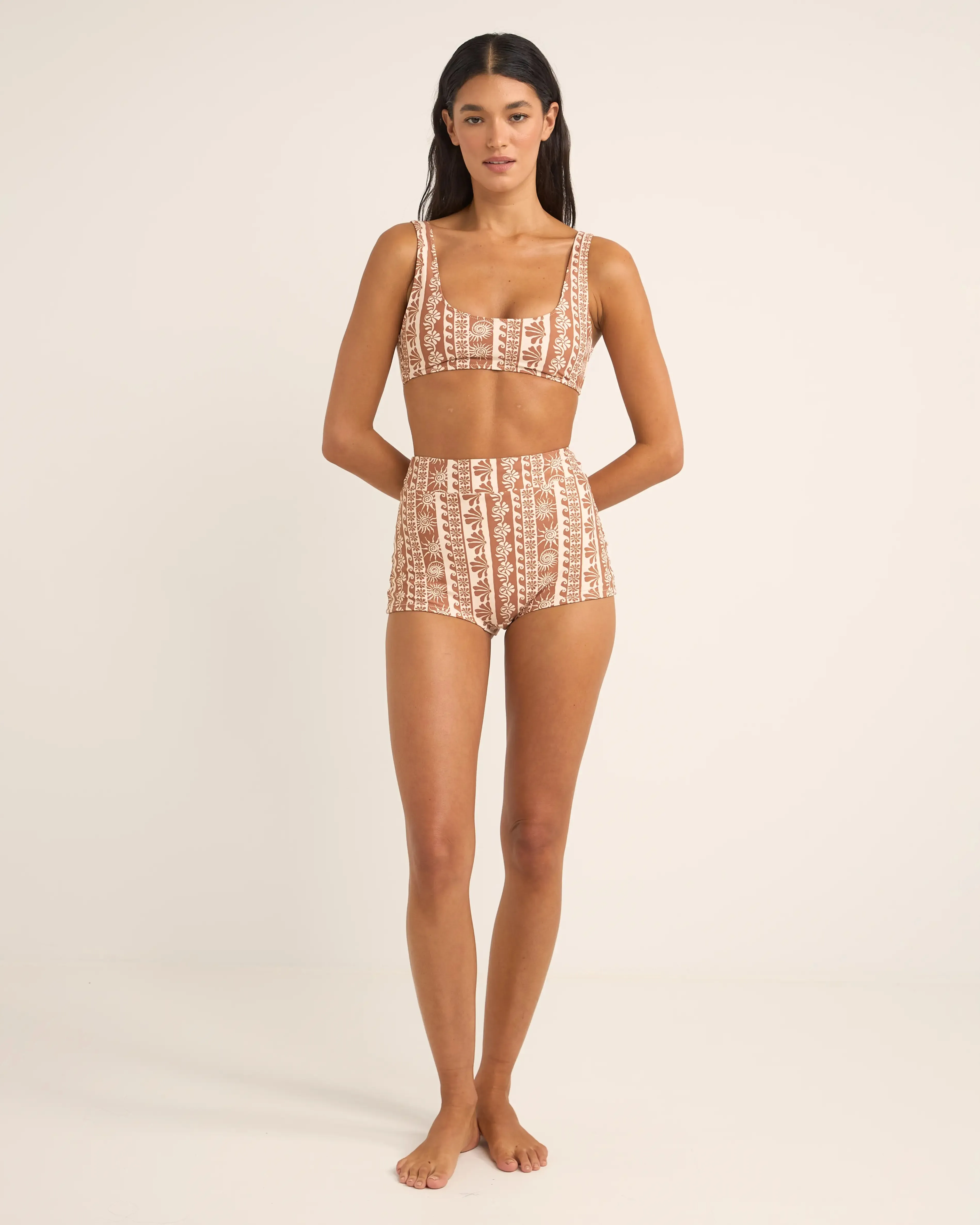 Rhythm Clothing Seafarer Surf Shorts in Brown