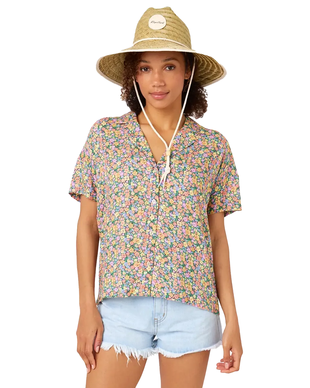 Rip Curl Clothing Afterglow Ditsy Shirt in Multi Colour