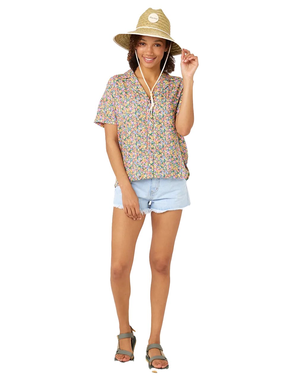 Rip Curl Clothing Afterglow Ditsy Shirt in Multi Colour