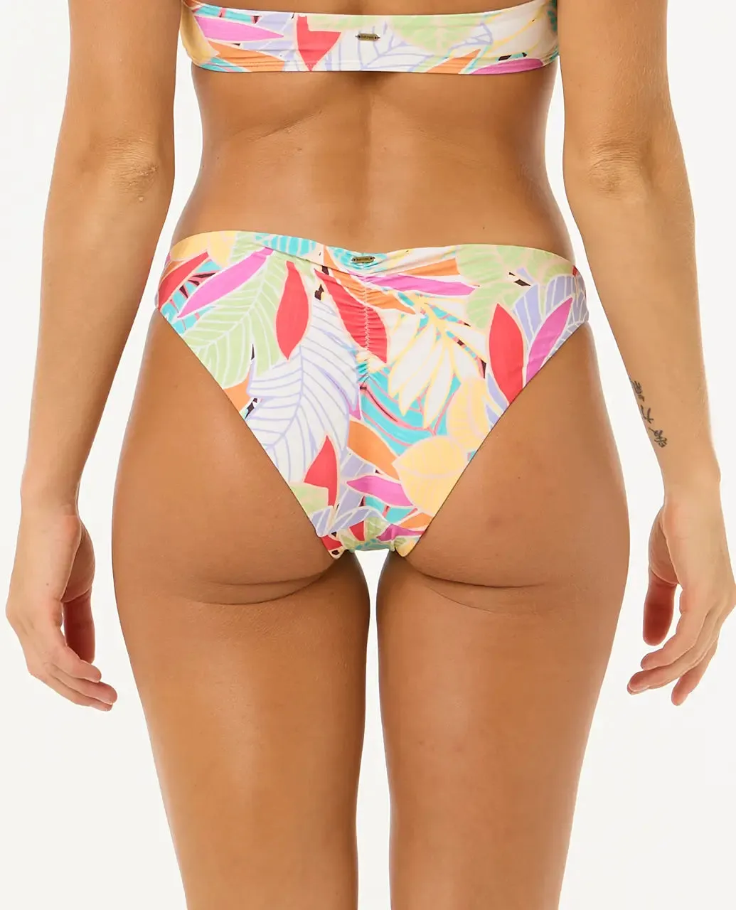 Rip Curl Clothing Cala Vadella Full Coverage Bikini Bottoms in Multicolour
