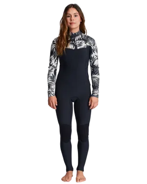 Salty Daze 3/2mm Chest Zip Wetsuit in In Paradise