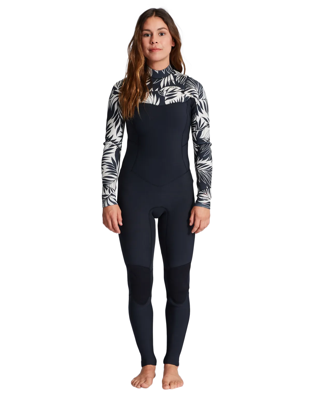 Salty Daze 3/2mm Chest Zip Wetsuit in In Paradise