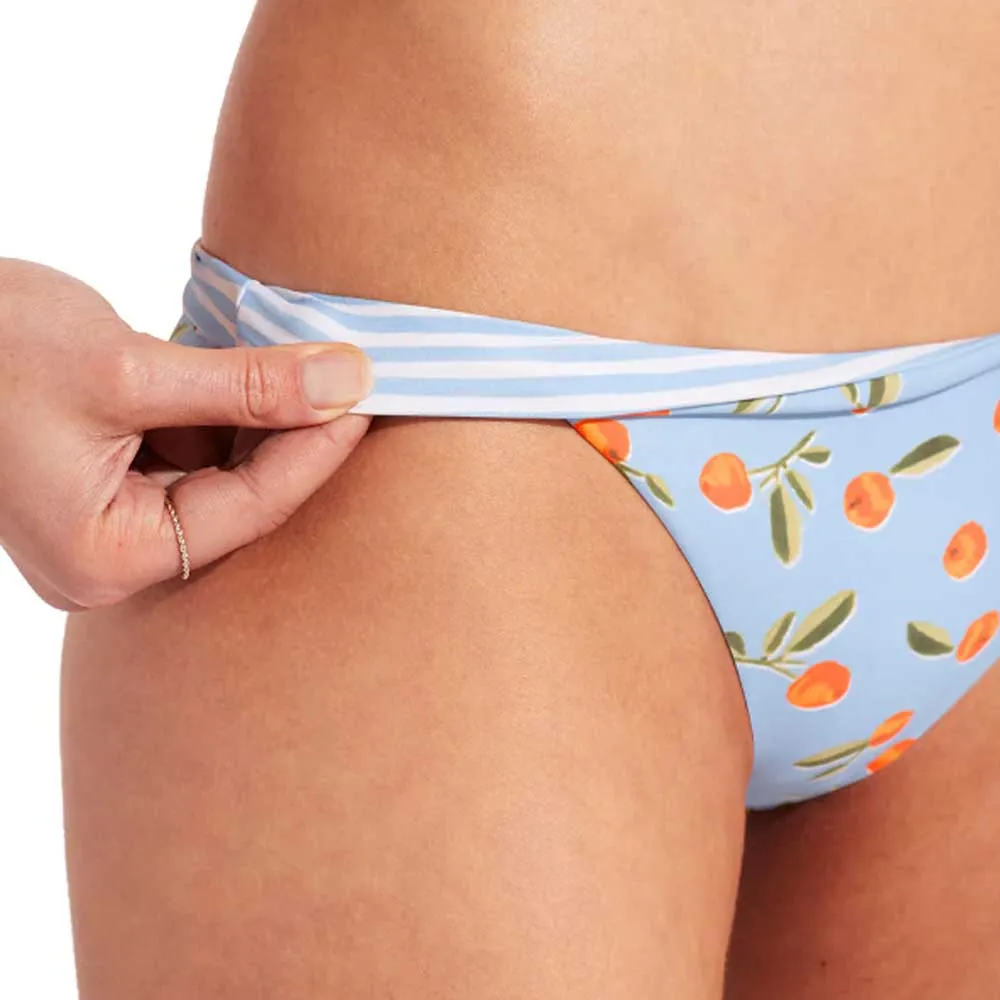 Seafolly Summer Crush Reversible Hipster Bikini Bottom - Powder Blue Seafolly Clothing