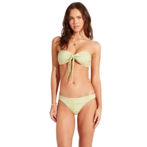 Seafolly Summer Crush Reversible Hipster Bikini Bottom - Soft Olive Seafolly Clothing