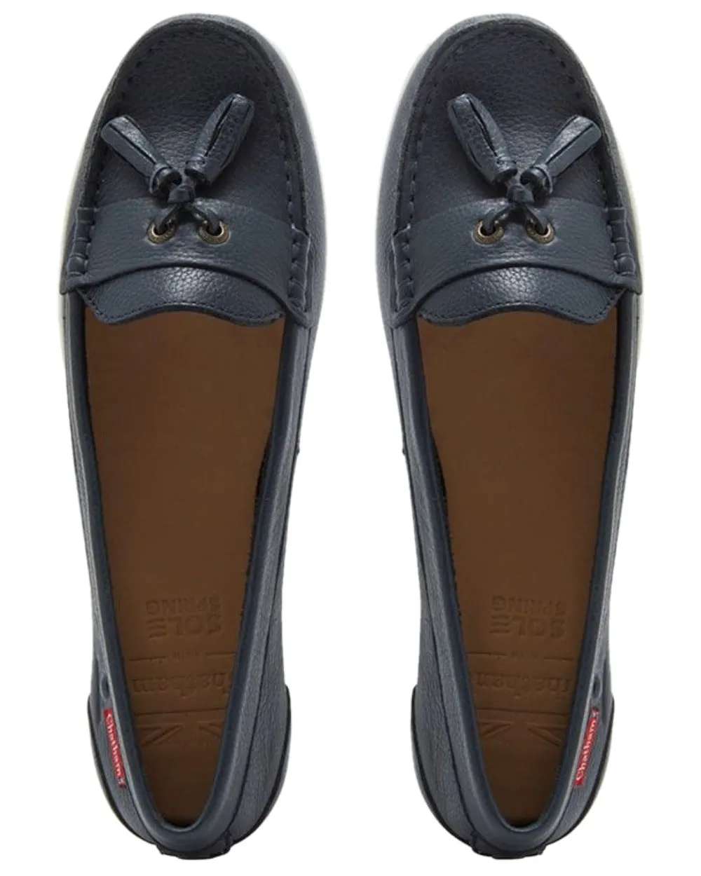 Shoes Chatham Chatham Womens Pulau Premium Leather Tassel Loafers