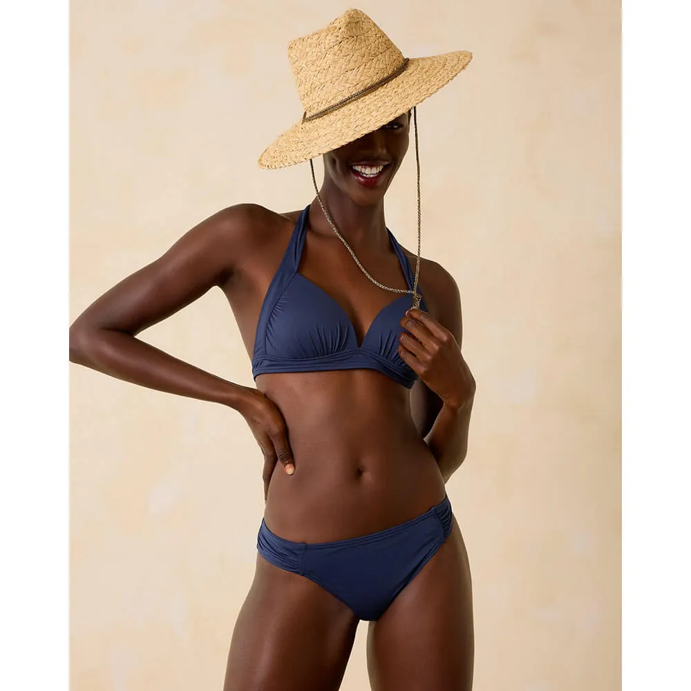 Tommy Bahama Pearl Side Shirred Bikini Bottom - Mare Navy Tommy Bahama Clothing