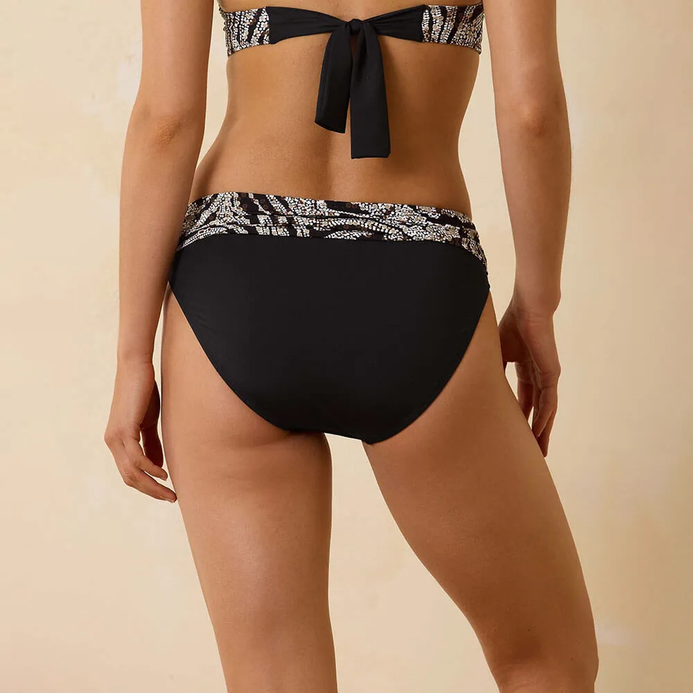 Tommy Bahama Playa Brava High Waist Sash Bottom - Black* Tommy Bahama Clothing