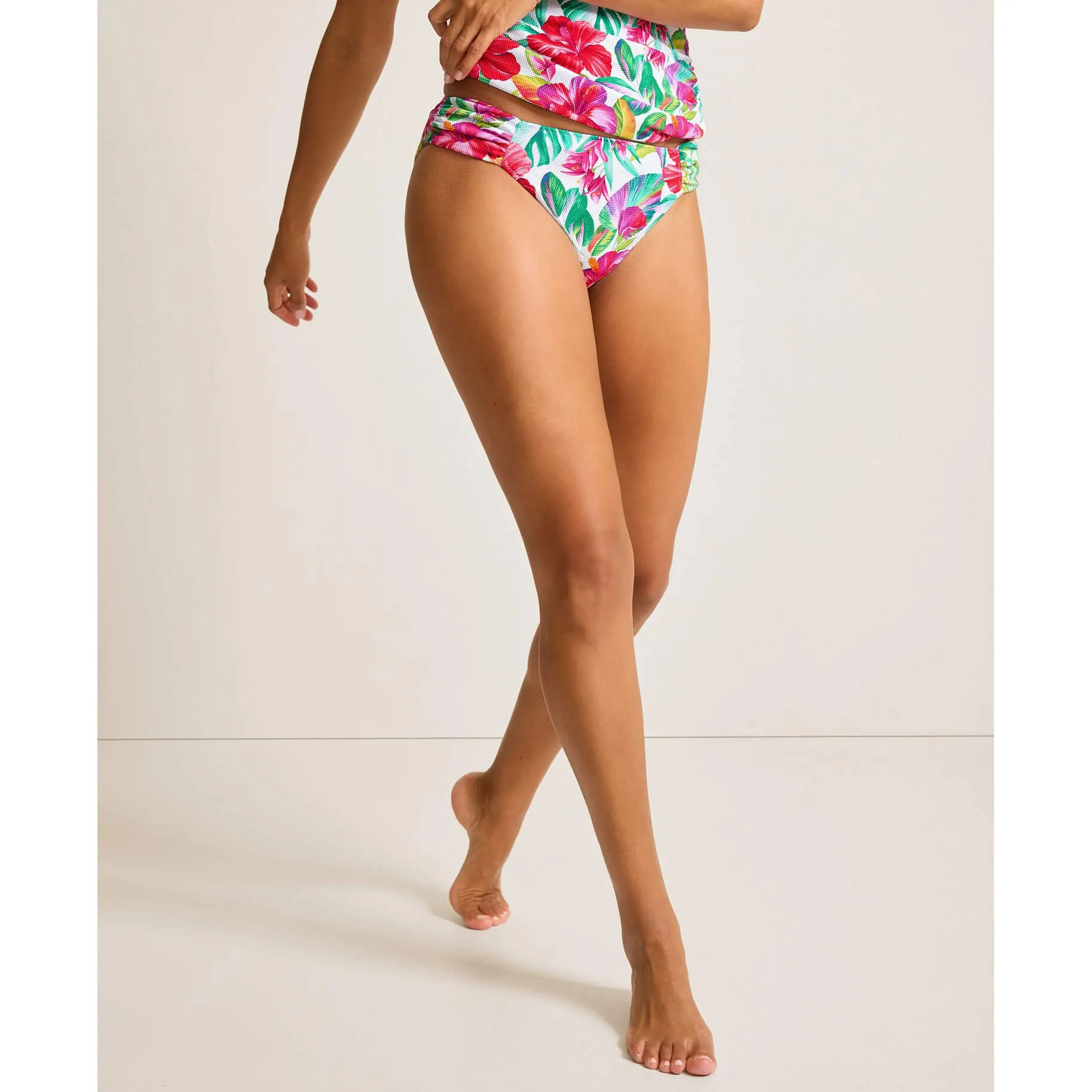 Tommy Bahama Womens Island Cays Fiesta Reversible Hipster Bottom - White Rev* Tommy Bahama Clothing