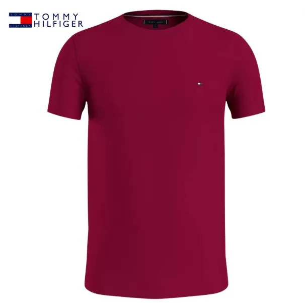 Tommy Hilfiger Stretch Royal Berry Tee Red