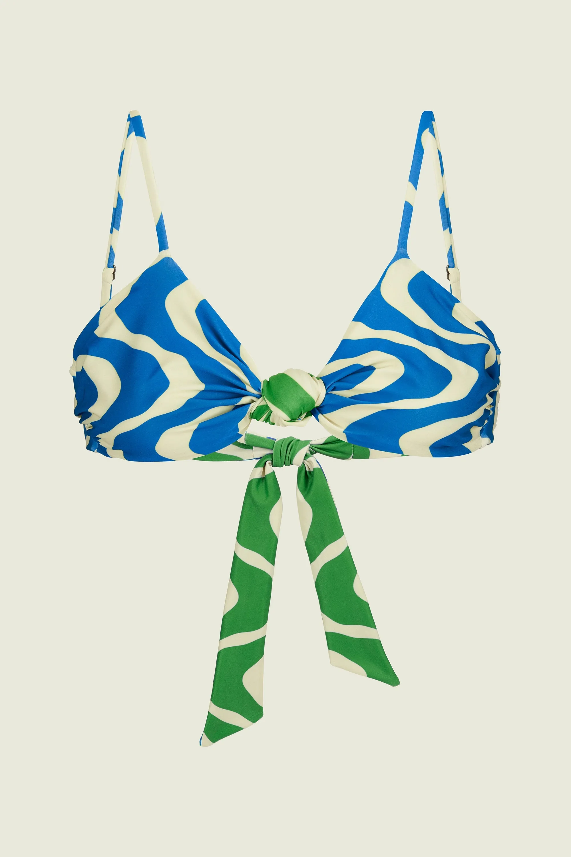 Twin Rippling Onda Bikini Top