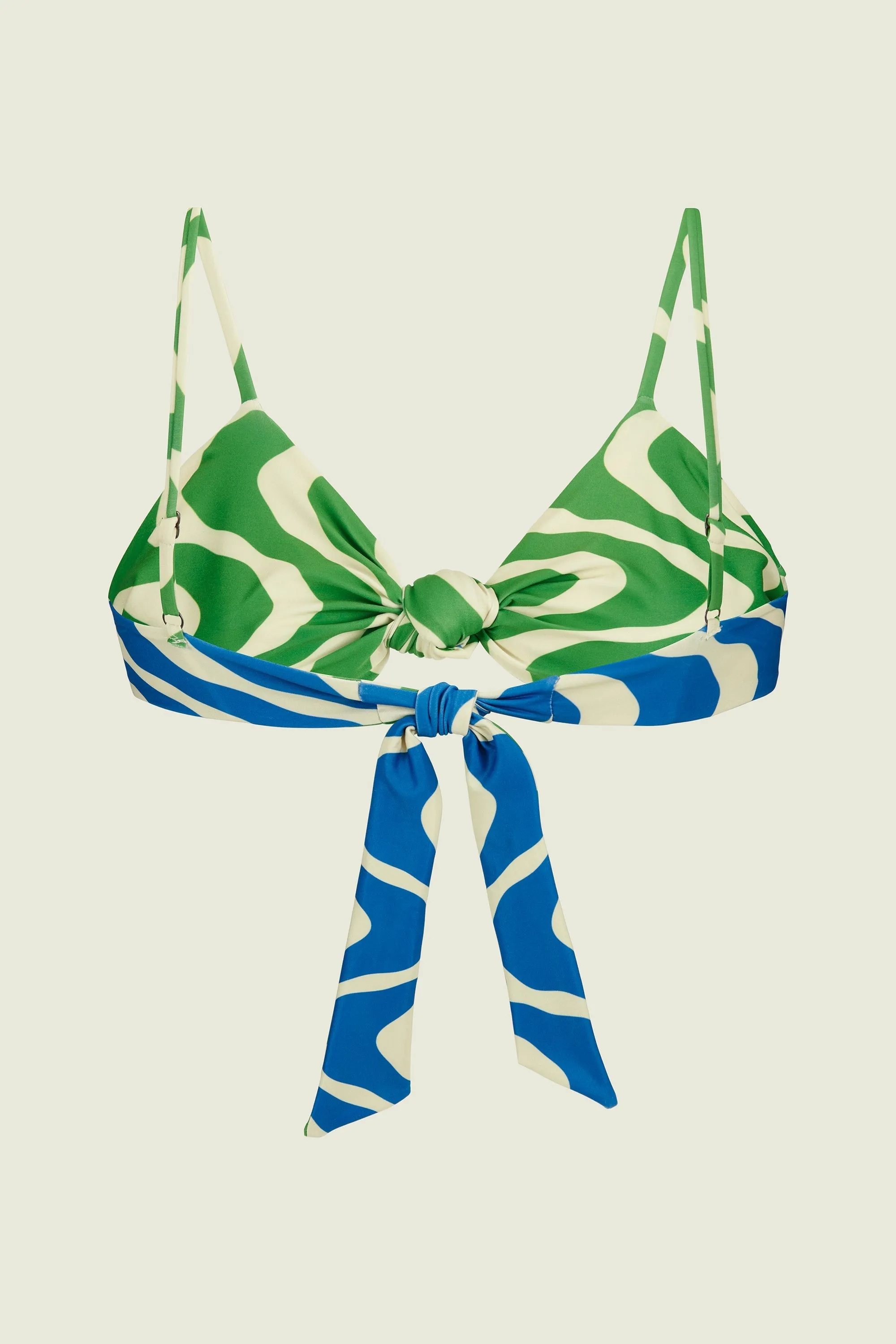 Twin Rippling Onda Bikini Top