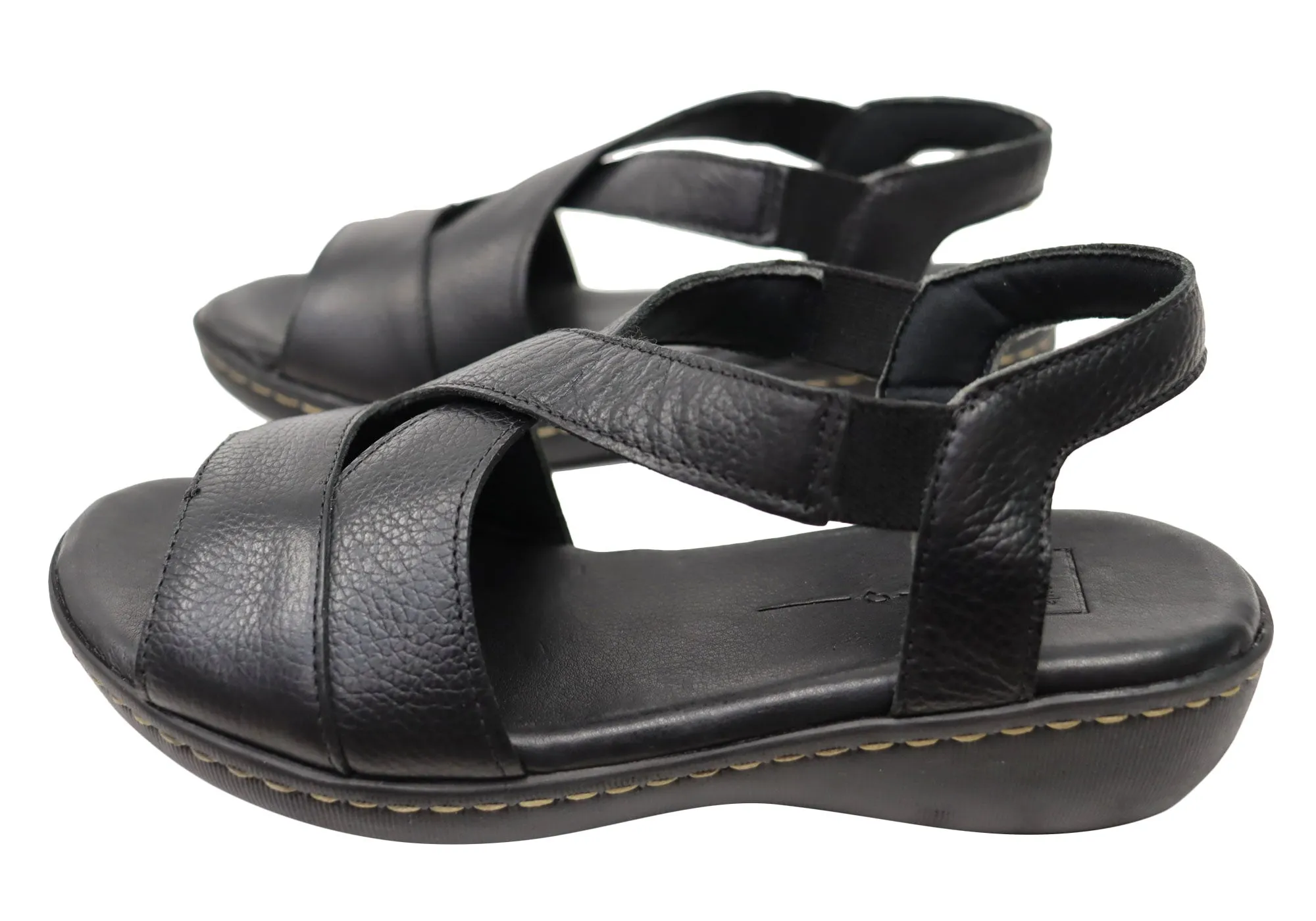 Via Paula Mimosa Womens Brazilian Comfortable Leather Sandals Via Paula Shoes