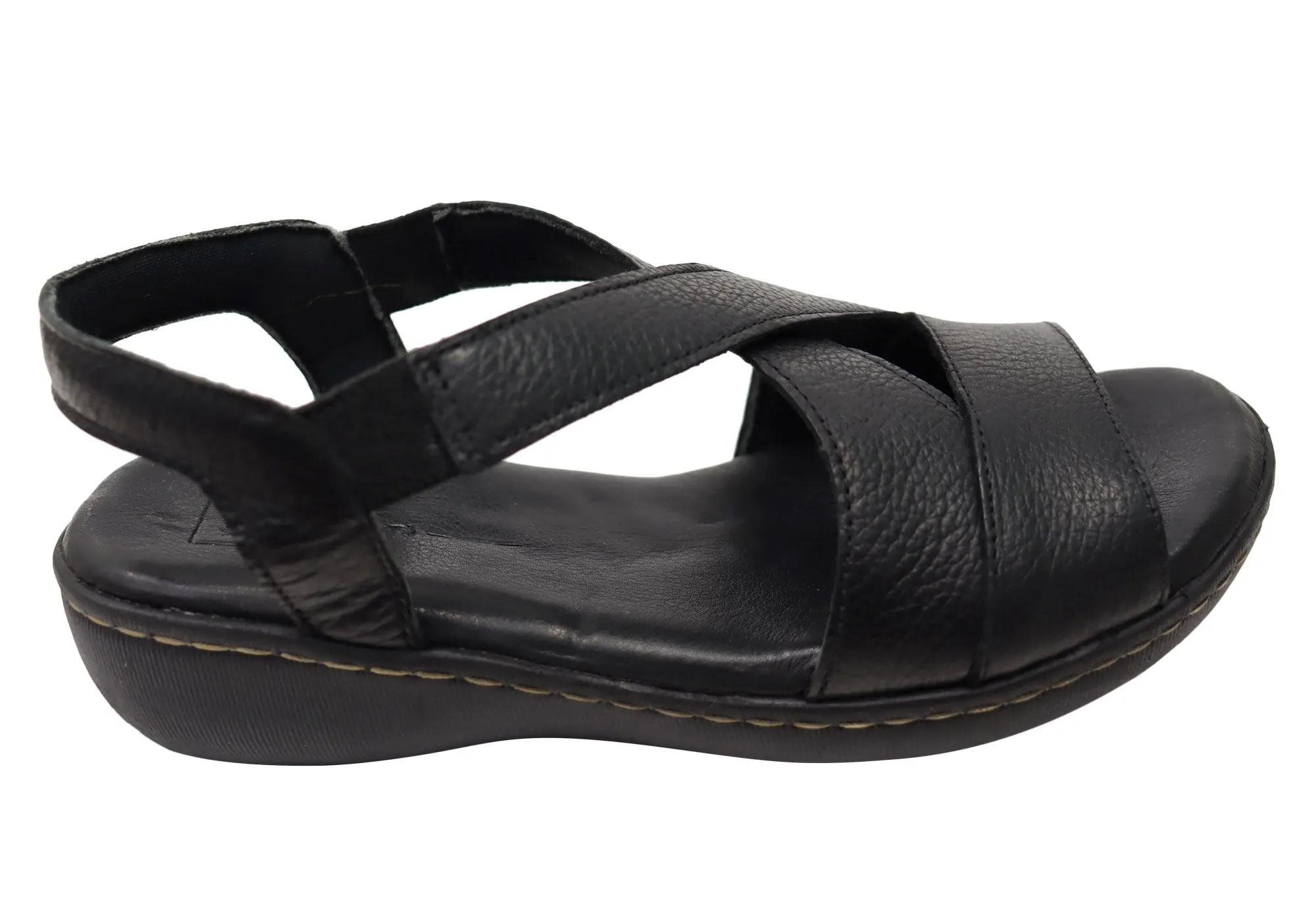 Via Paula Mimosa Womens Brazilian Comfortable Leather Sandals Via Paula Shoes