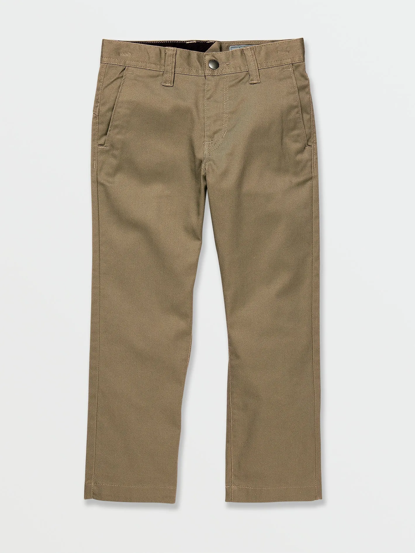 Volcom Frickin Modern Stretch Chino Boys Pants (Age 2-7) Khaki Volcom